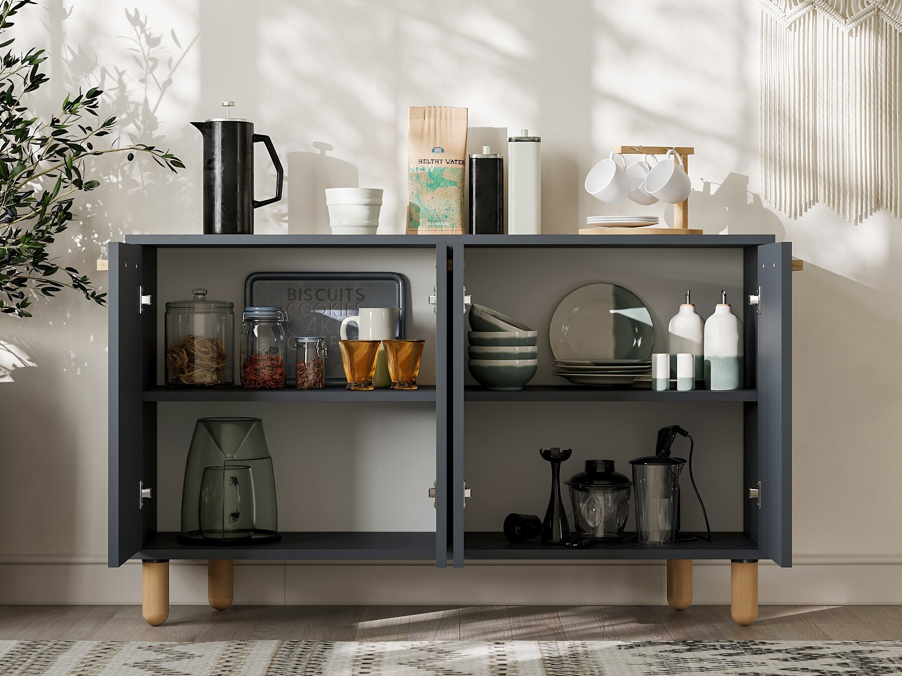 Aparador Kailua 2542 (Antracita)