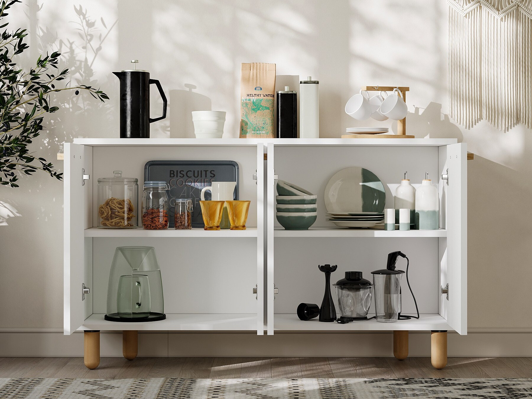 Aparador Kailua 2542 (Blanco)