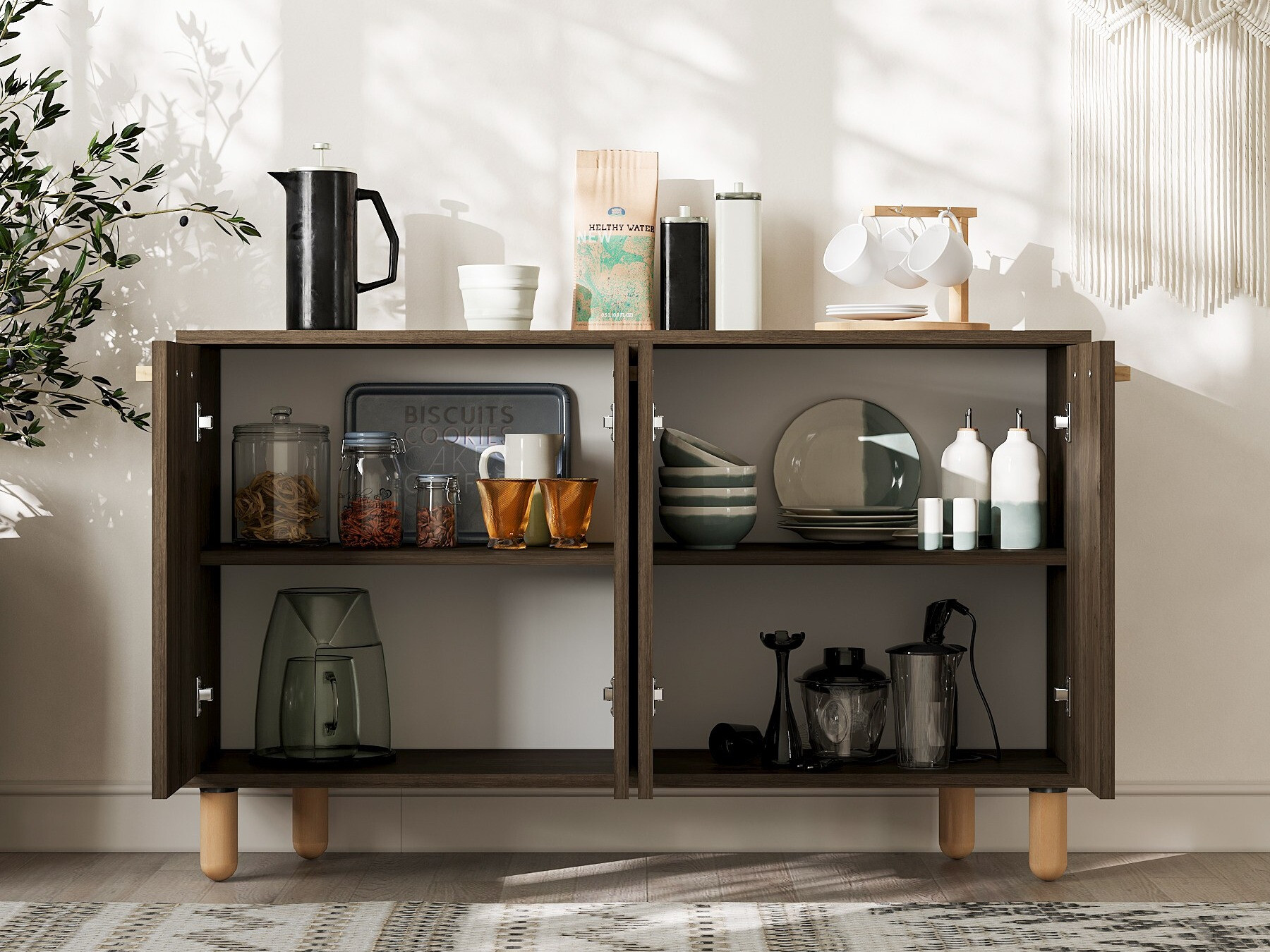 Aparador Kailua 2542 (Nogal)