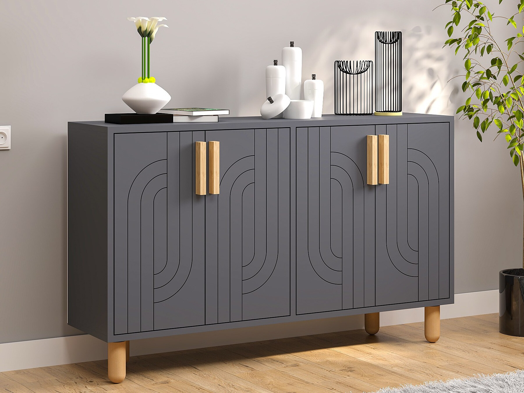 Aparador Kailua 2544 (Antracita)