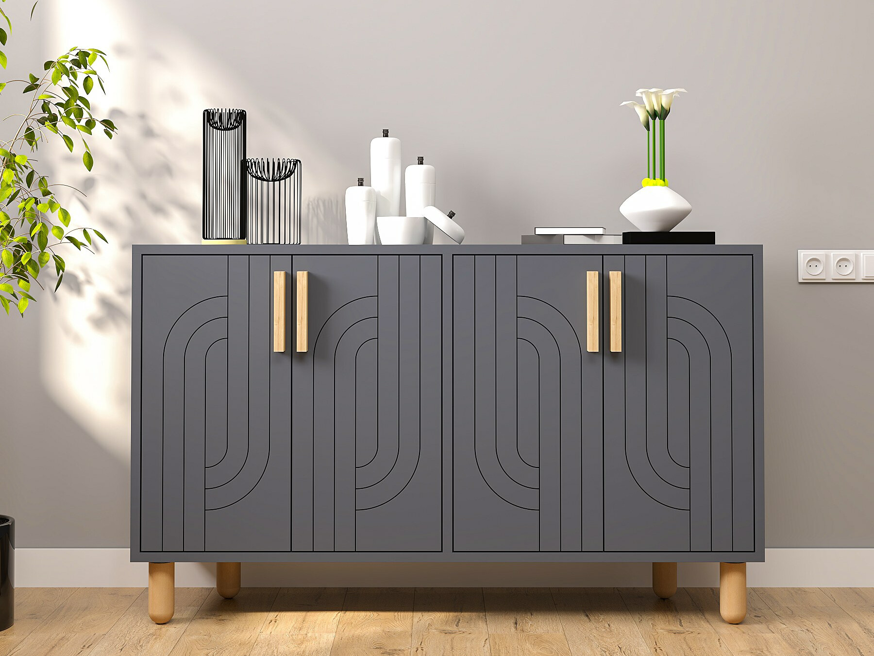 Aparador Kailua 2544 (Antracita)