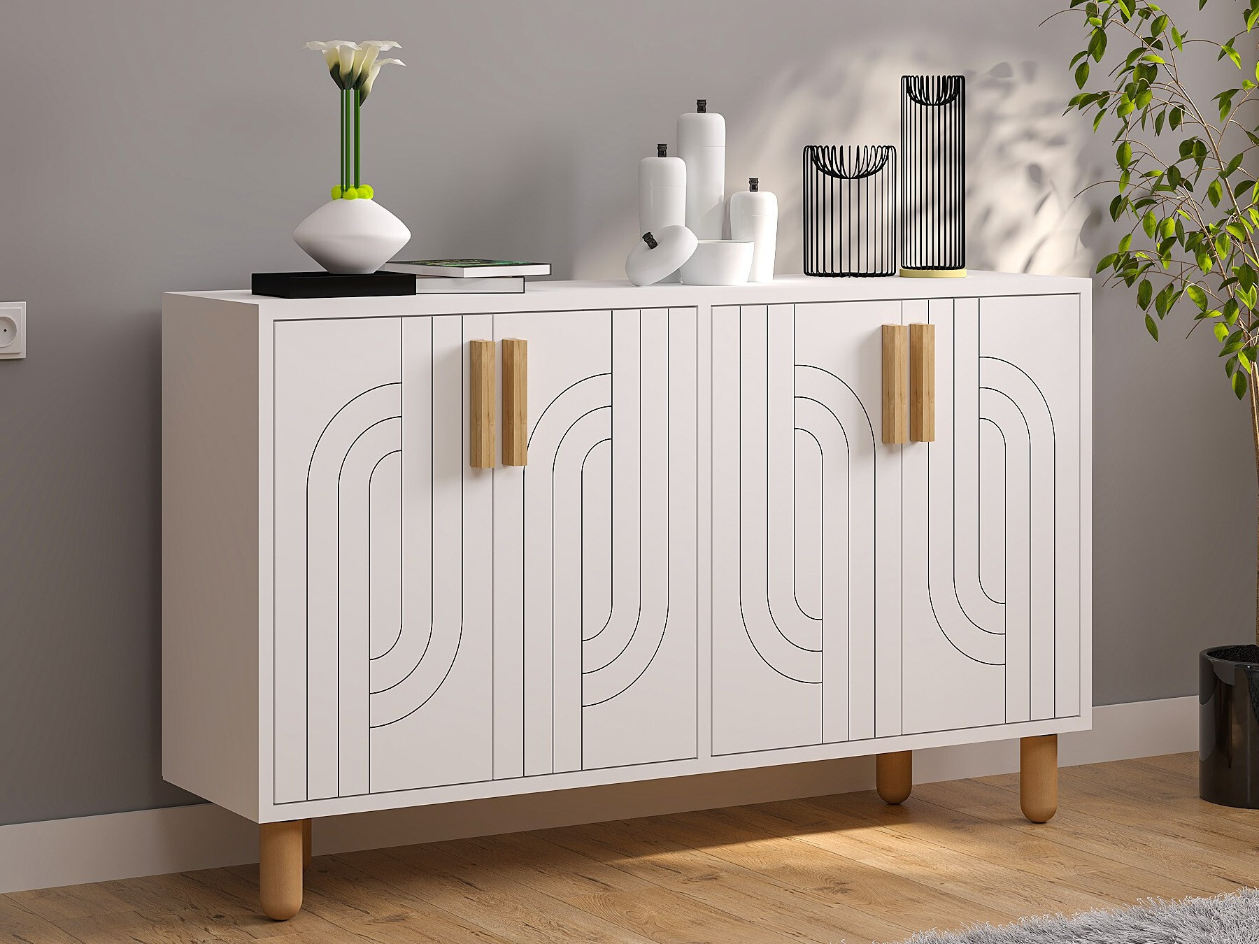 Aparador Kailua 2544 (Blanco)