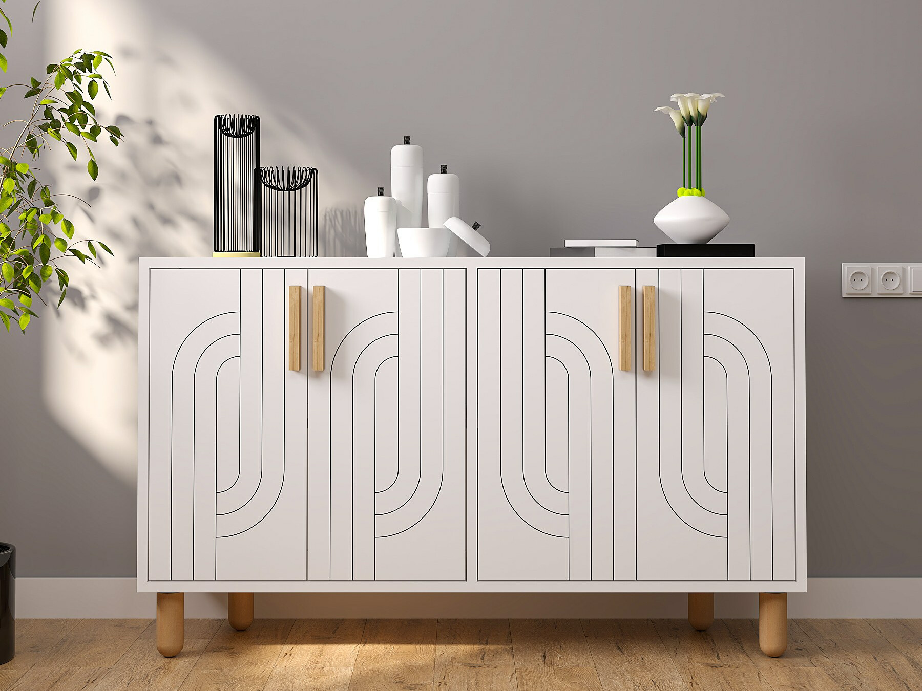 Aparador Kailua 2544 (Blanco)