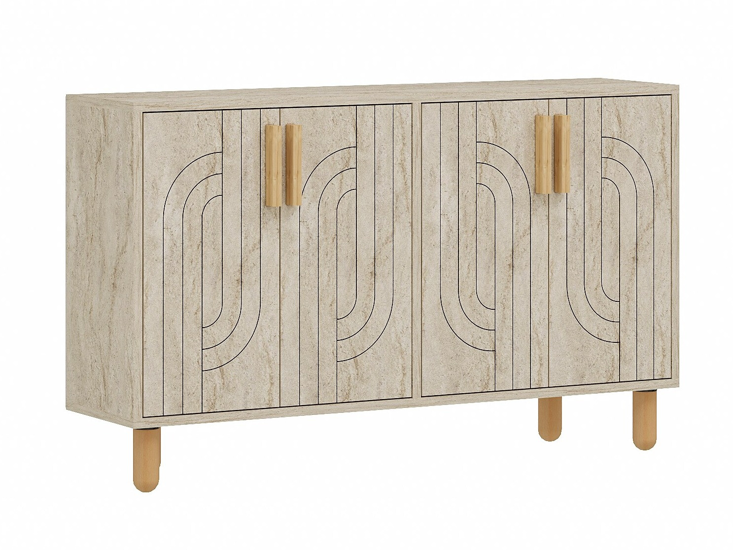 Aparador Kailua 2544 (De color marrón claro)