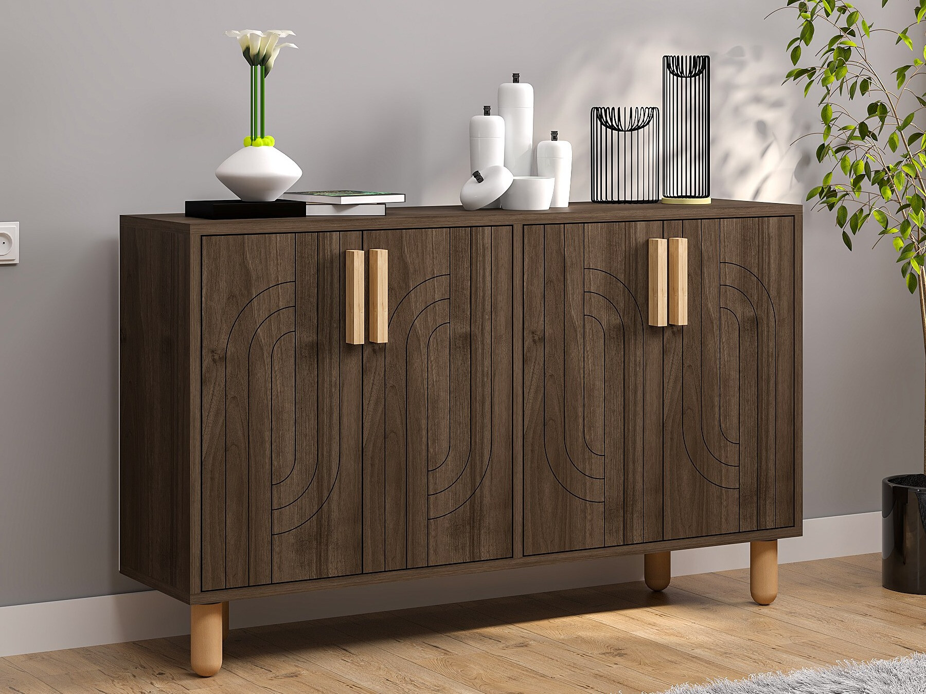 Aparador Kailua 2544 (Nogal)