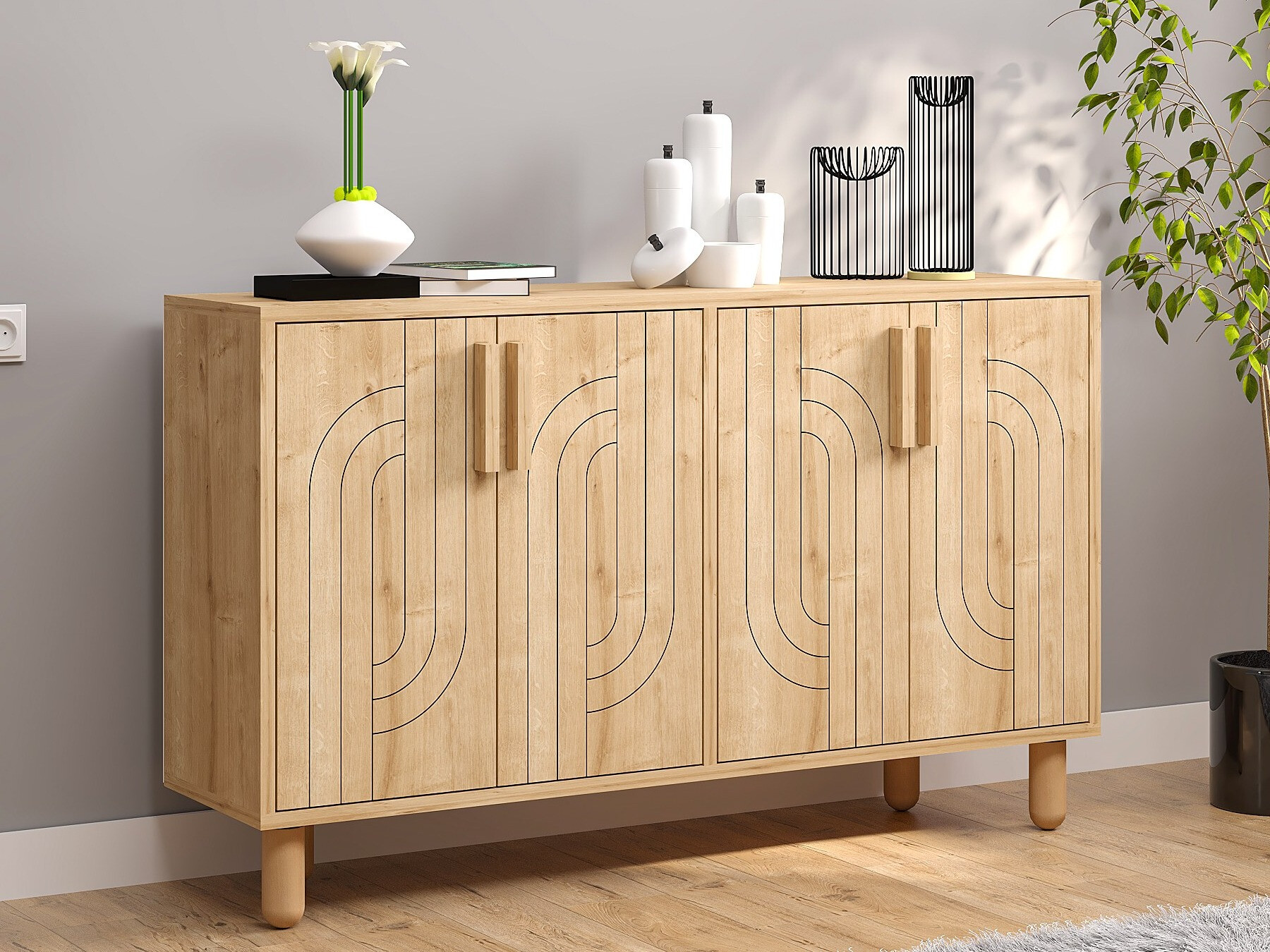 Aparador Kailua 2544 (Roble)