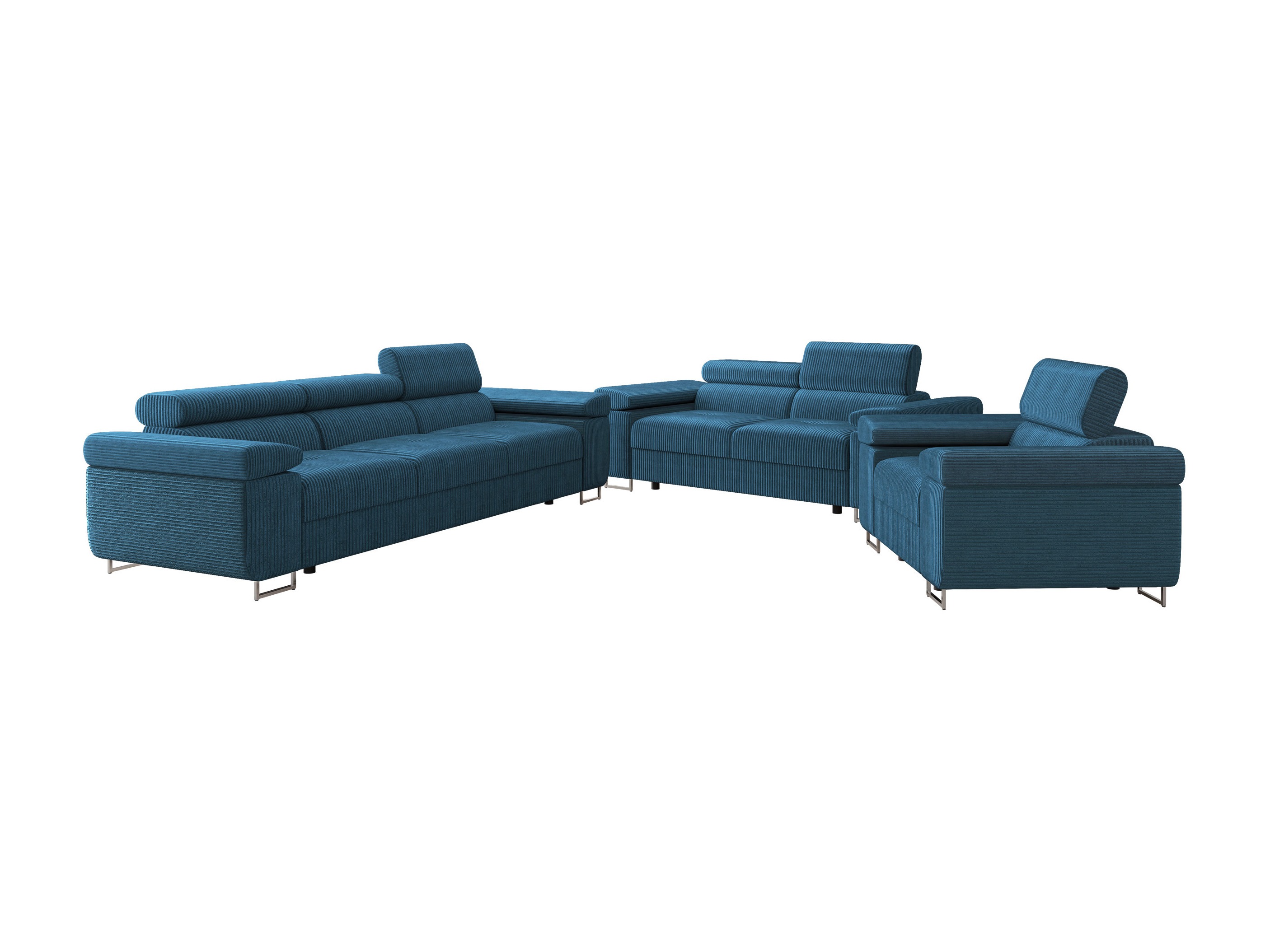 Conjunto de muebles tapizado Comfivo Vinetum (Poso 05)