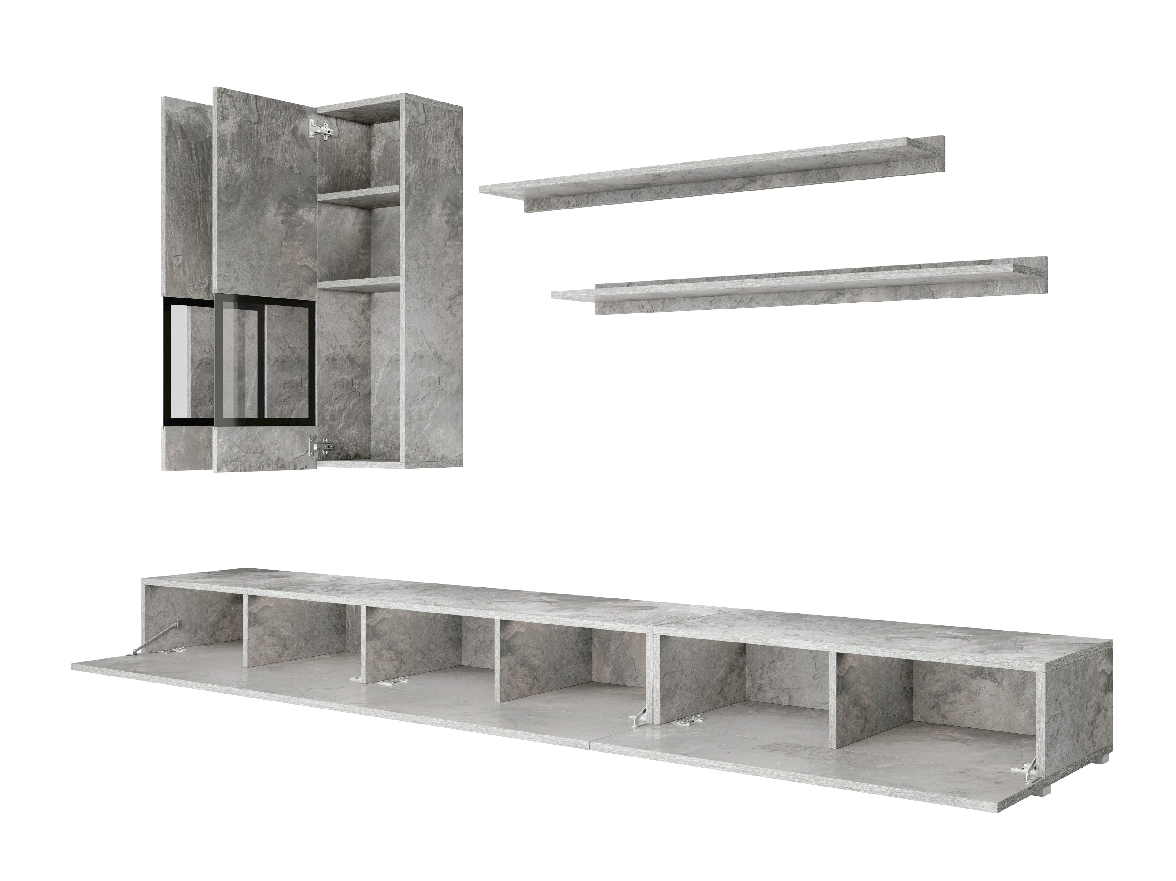 Conjunto de salón Serodeu 100 (Hormigón)