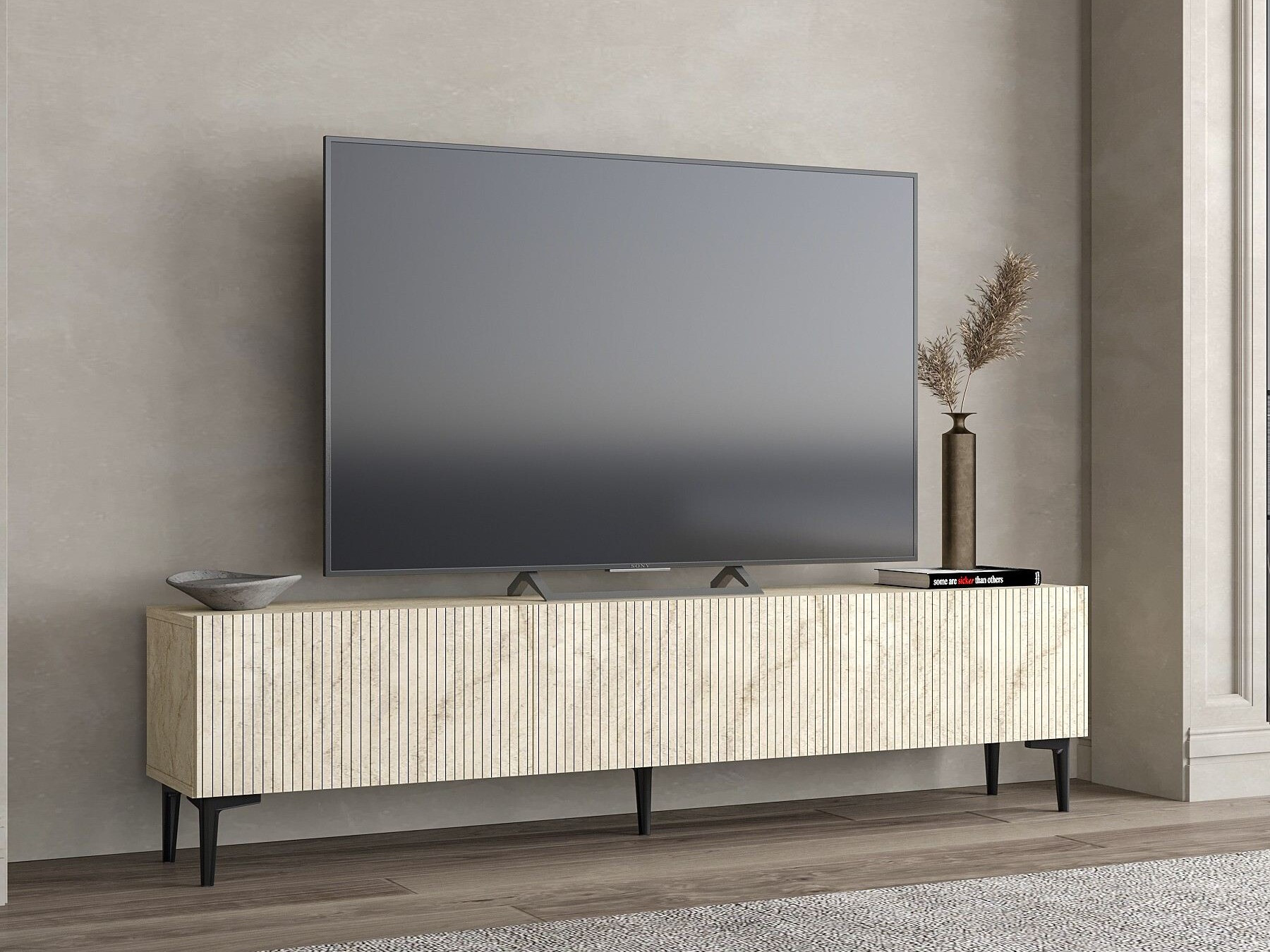 Mueble TV Kailua 2547 (Travertino claro)