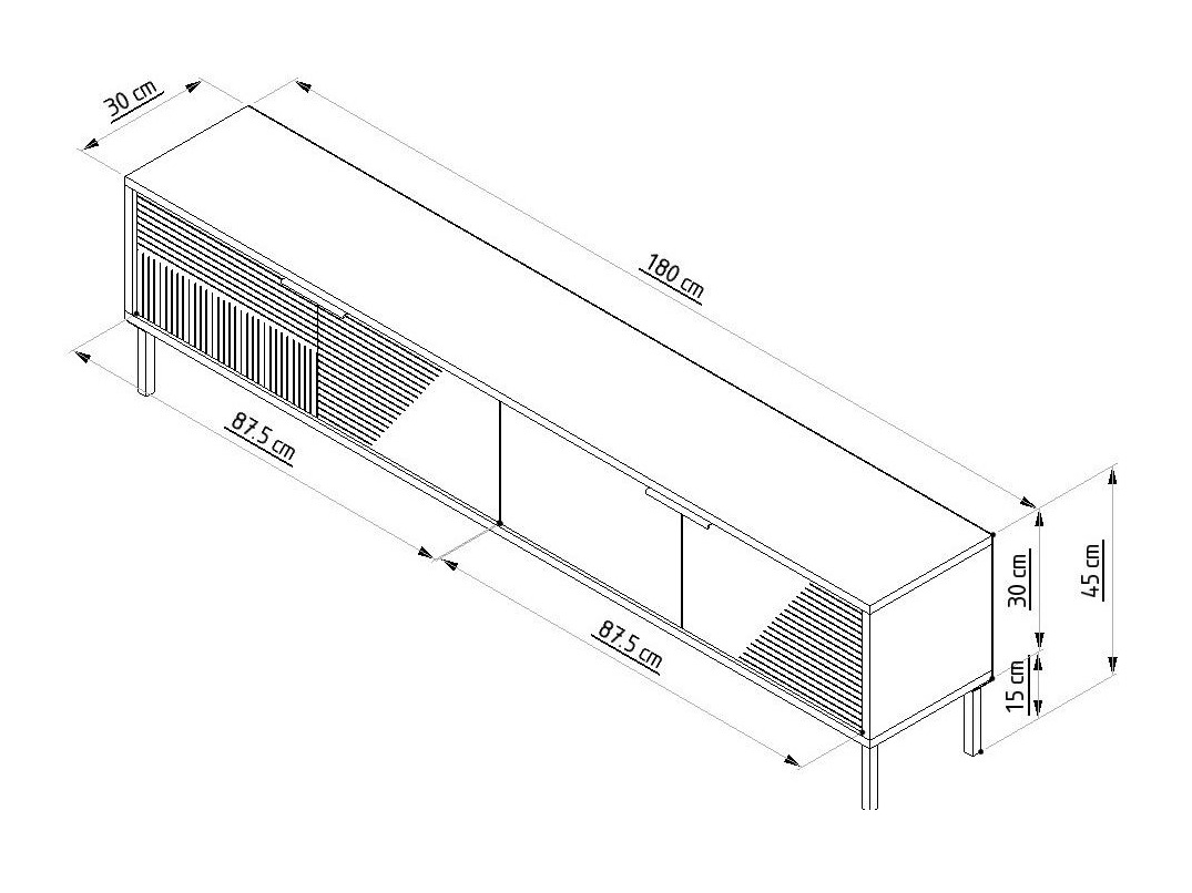 Mueble TV Kailua 2549 (Blanco)