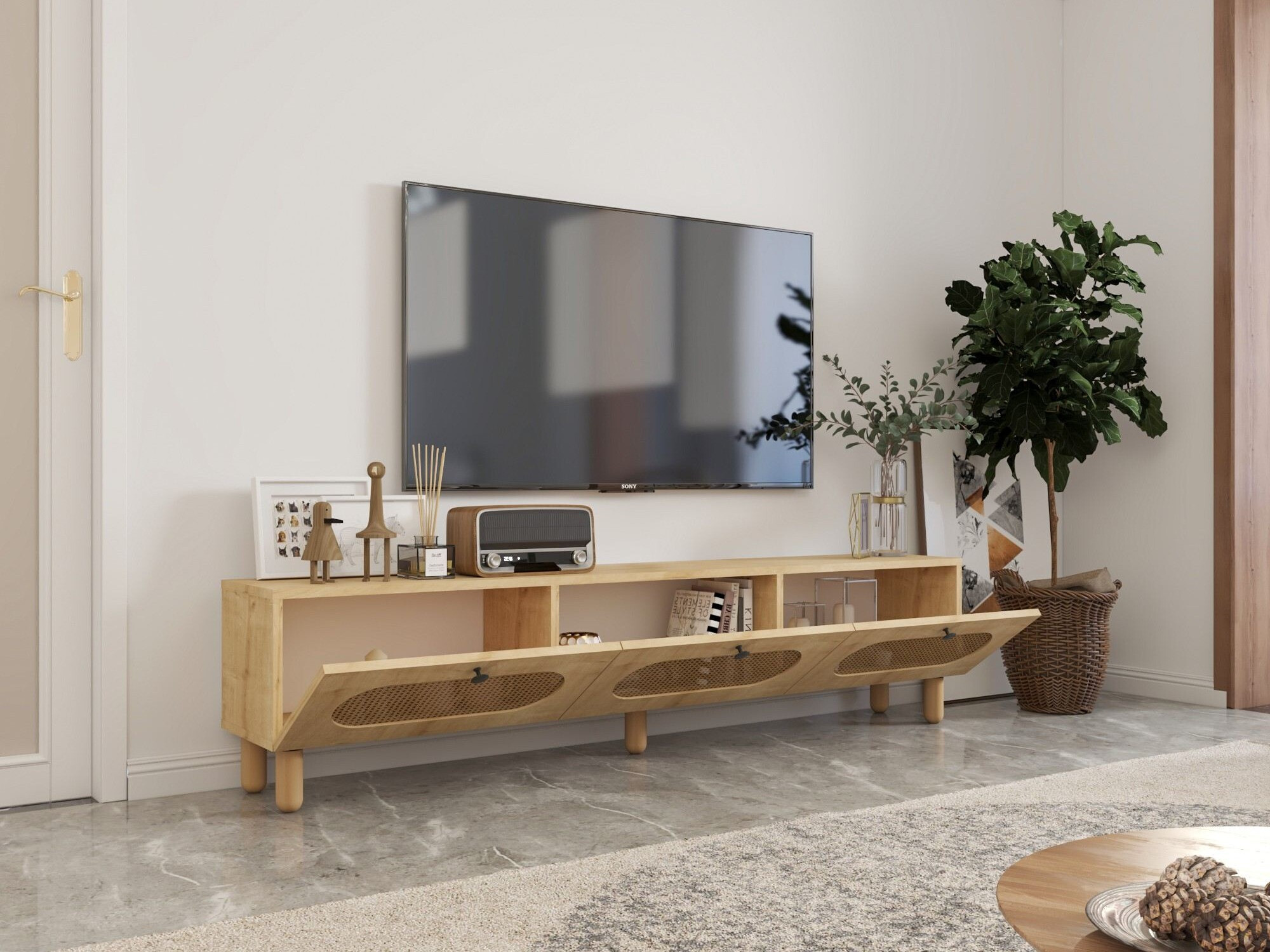Mueble TV Kailua 2553 (Roble)