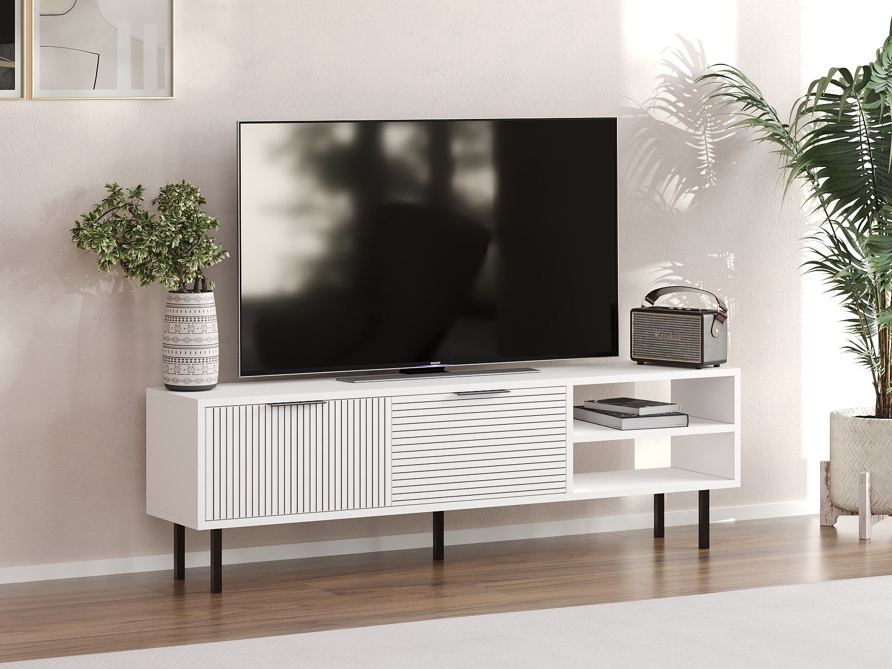 Mueble TV Kailua 2555 (Blanco)