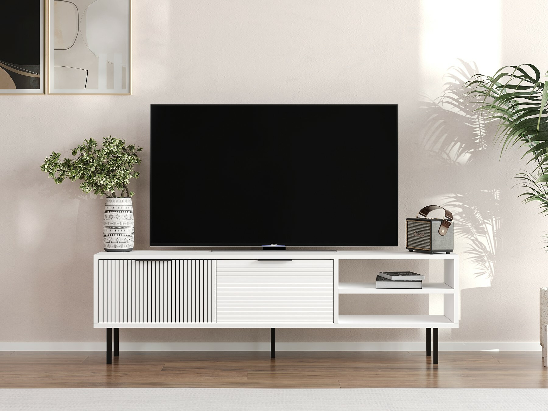 Mueble TV Kailua 2555 (Blanco)