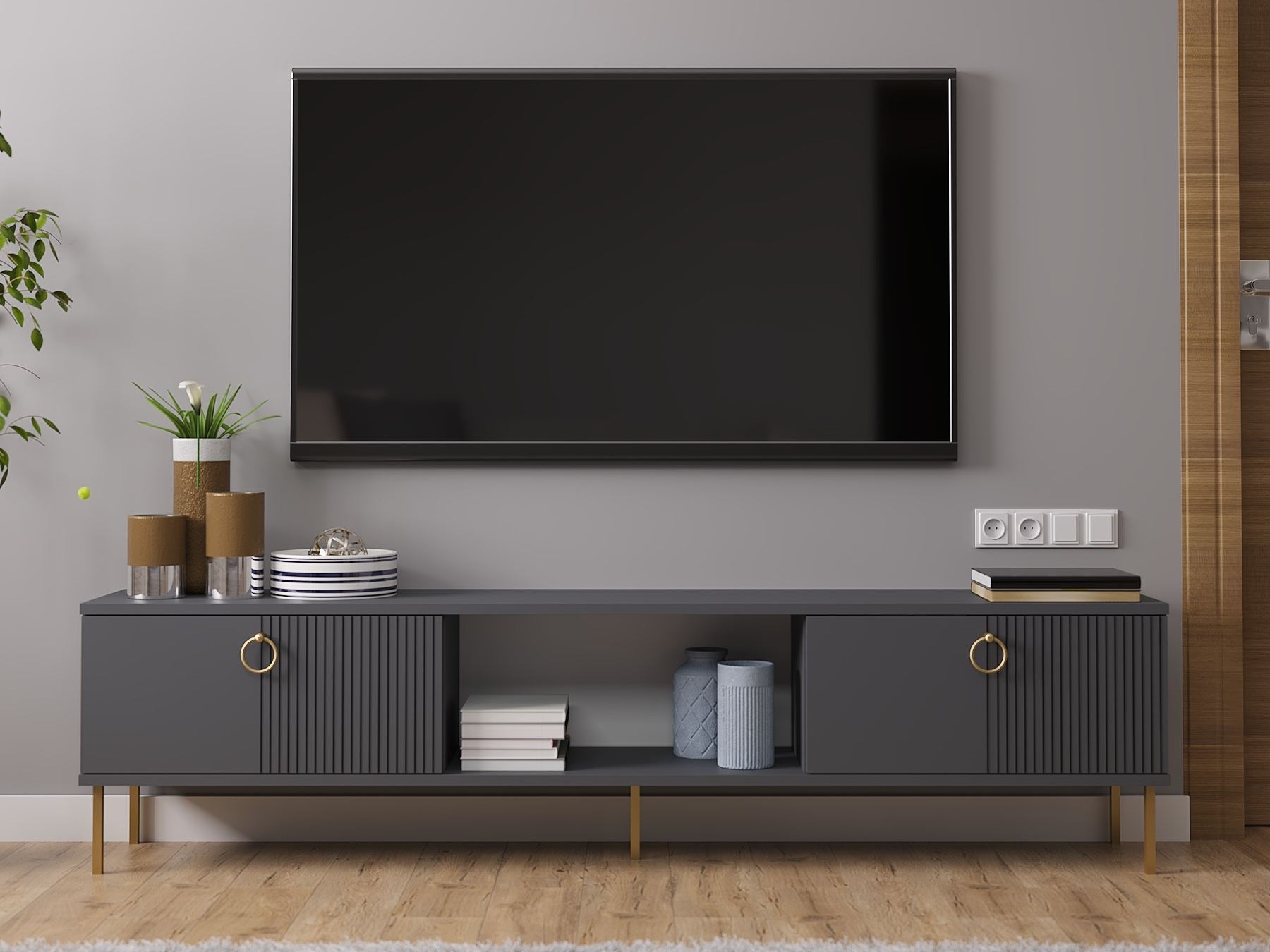 Mueble TV Kailua 2556 (Antracita)