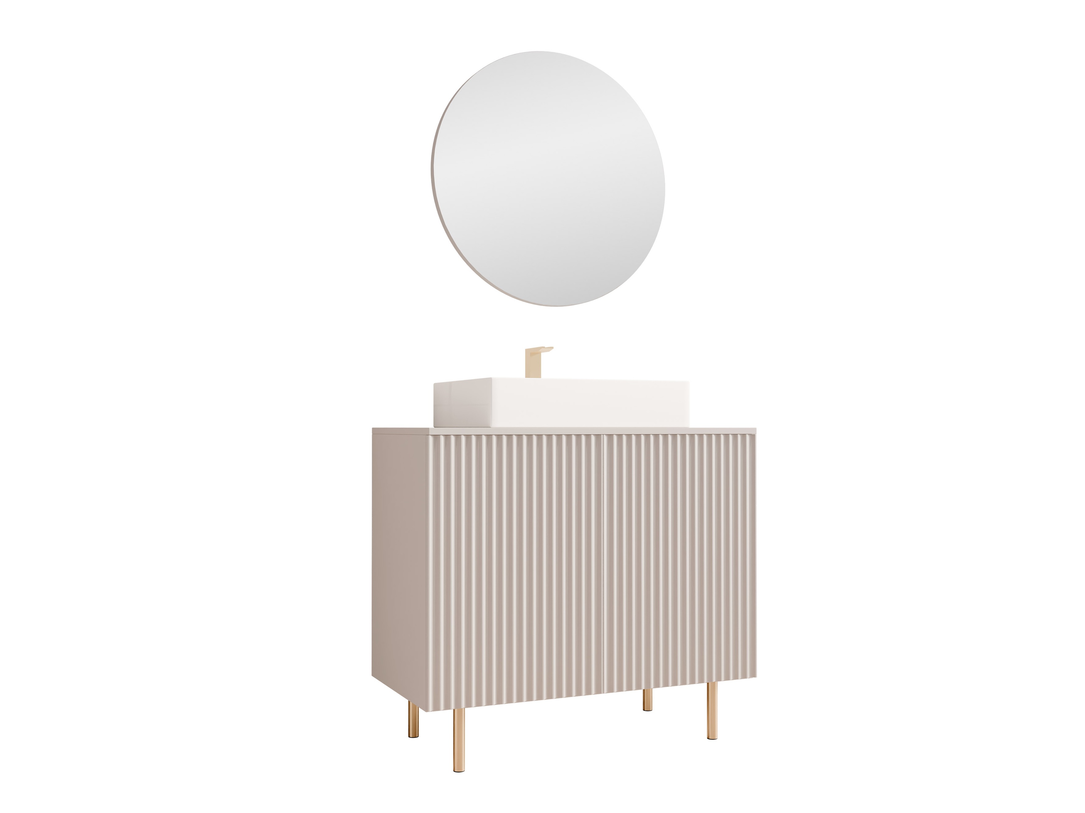 Conjunto de mueble de baño Virdomi 109 (Cachemira)