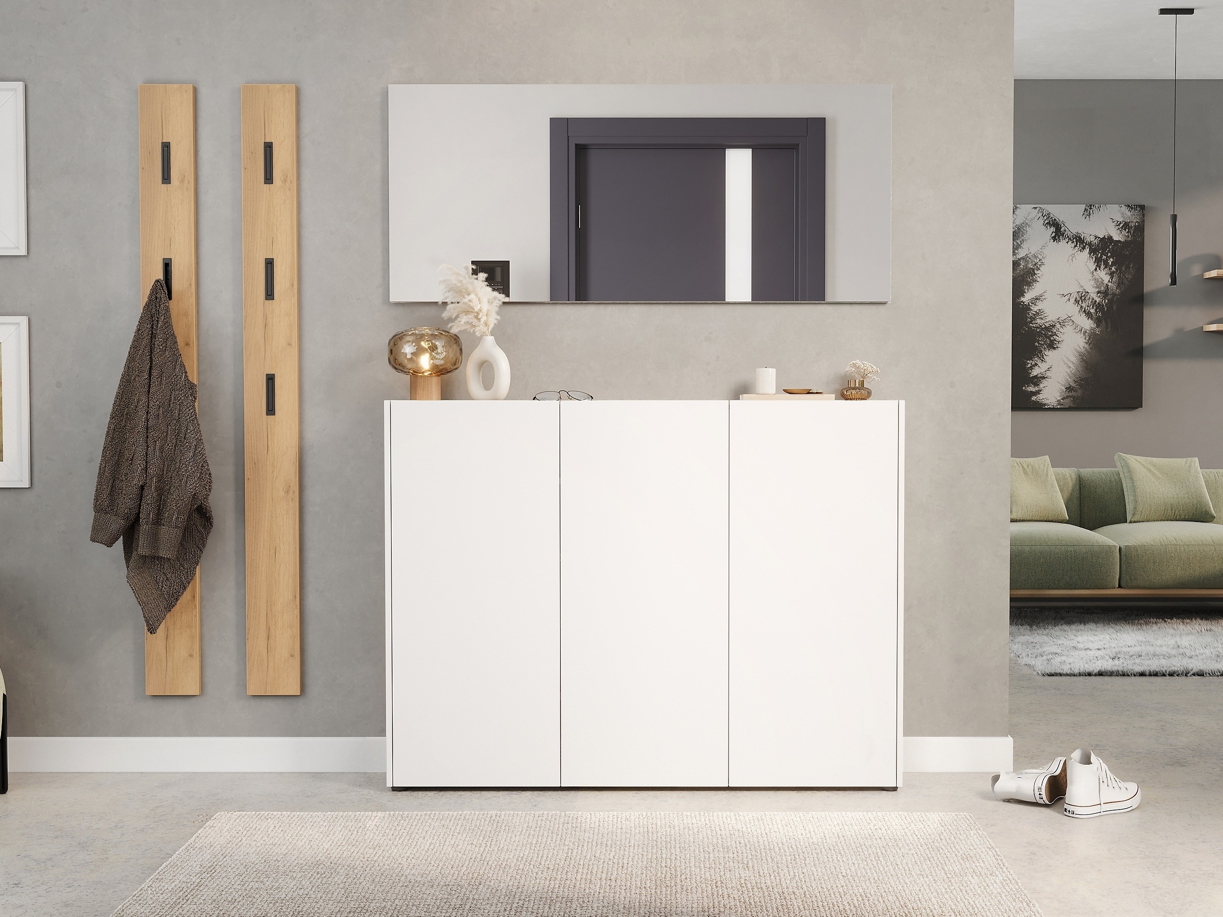 Estante para zapatos Sacramento 514 (Blanco)