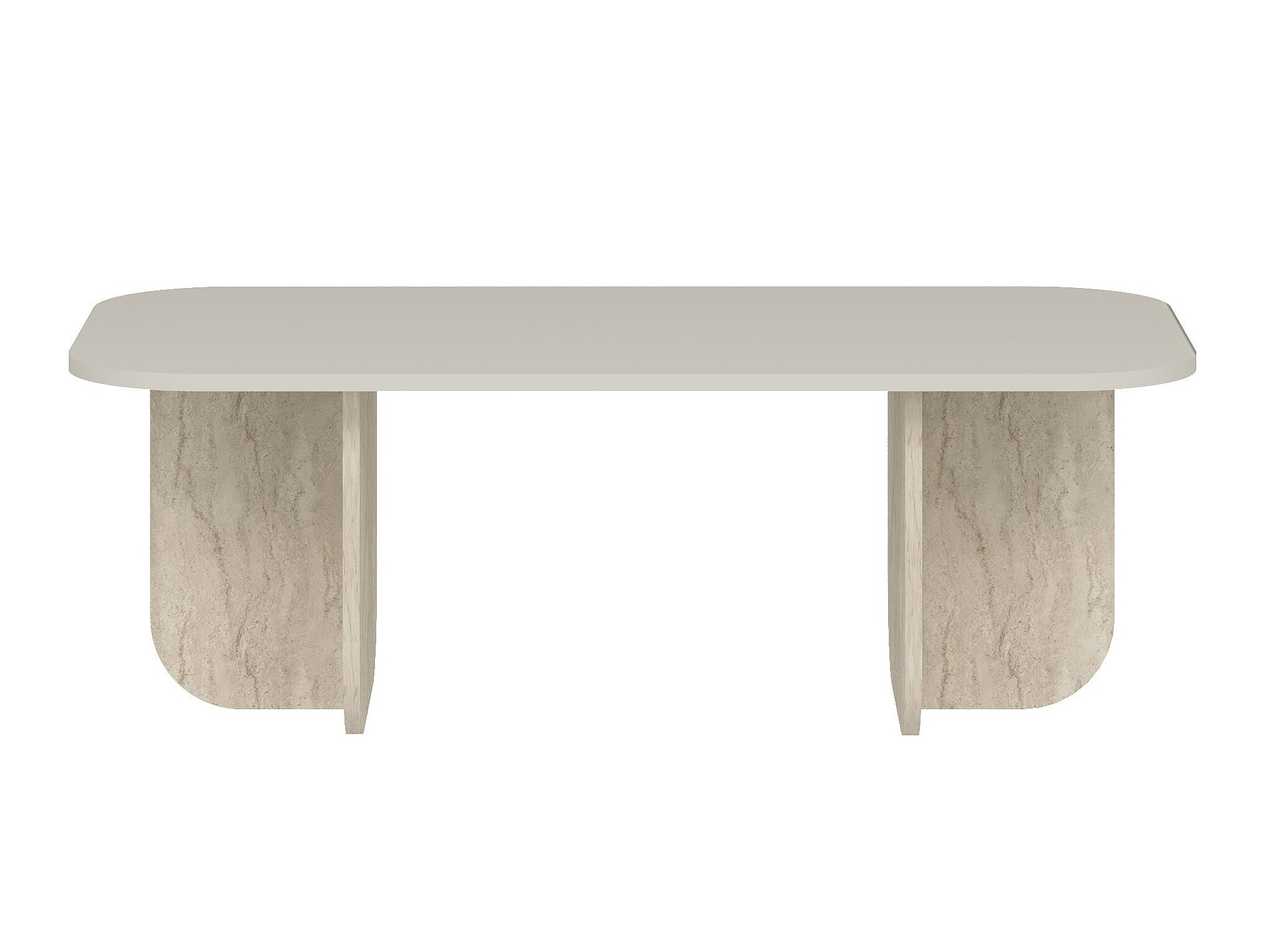 Mesa de centro Kailua 2560 (Beige + Claro Travertine)