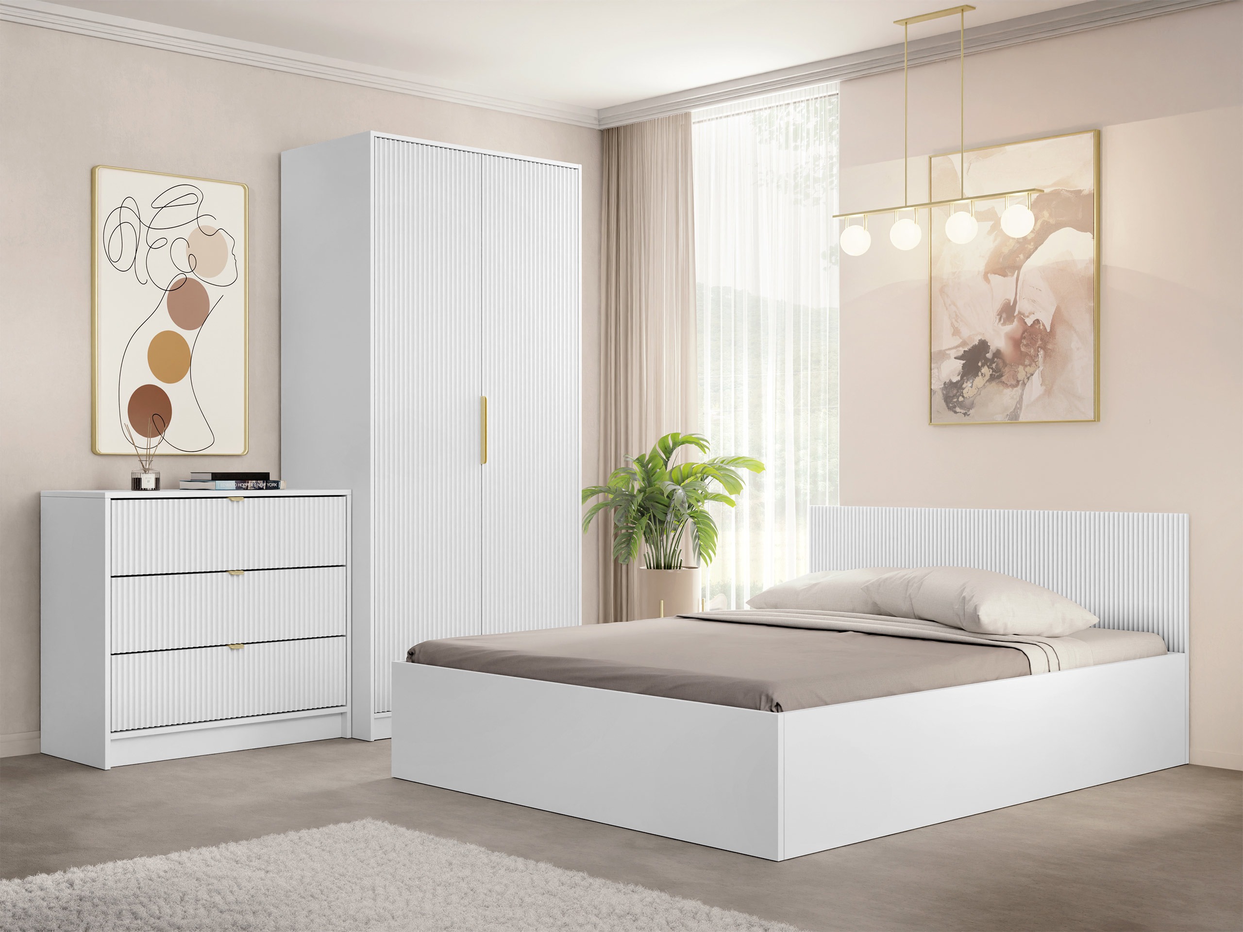 Conjunto de dormitorio Comfivo Papilio