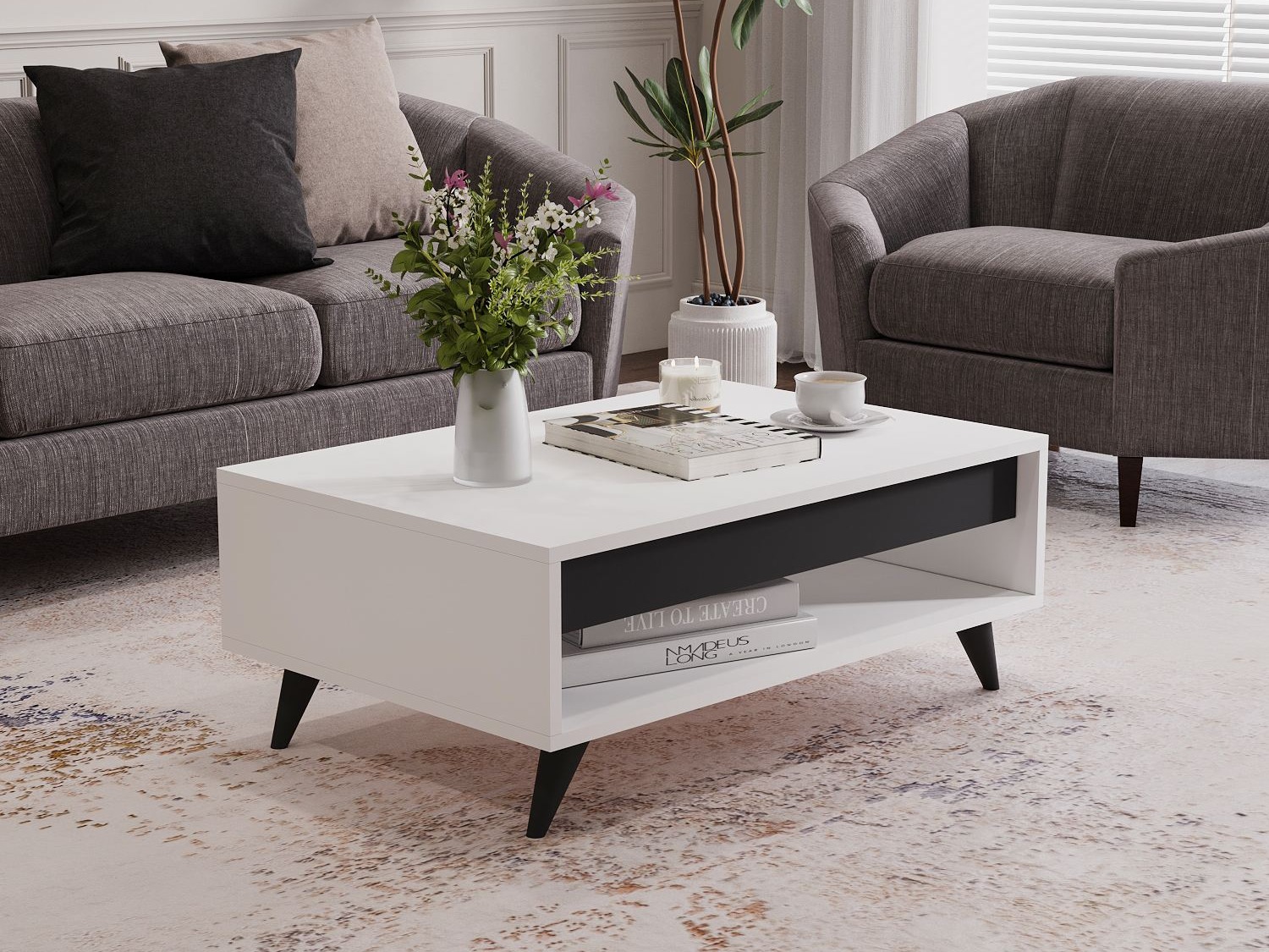 Mesa de centro Kailua 2561 (Blanco)