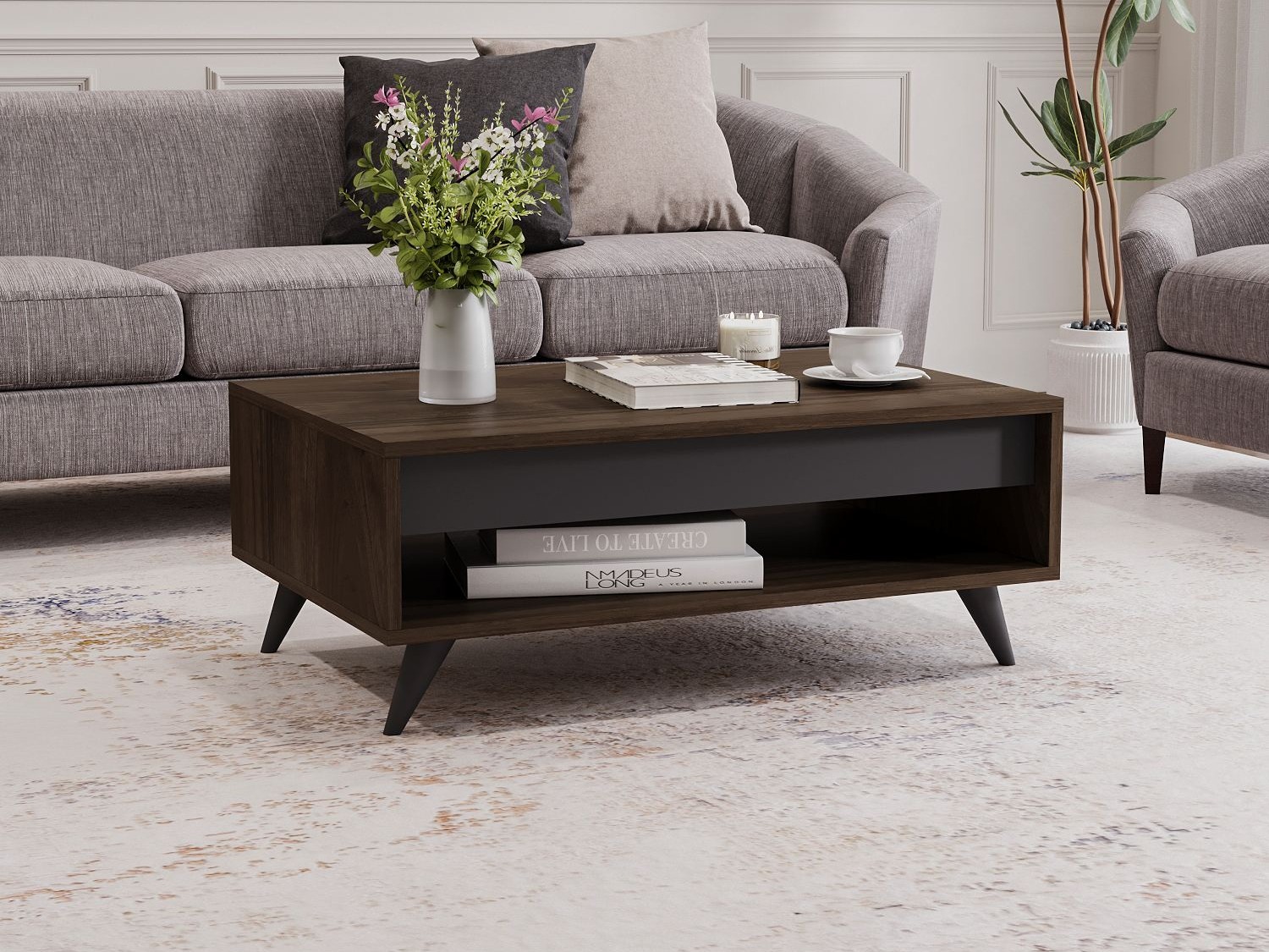 Mesa de centro Kailua 2561 (Nogal)