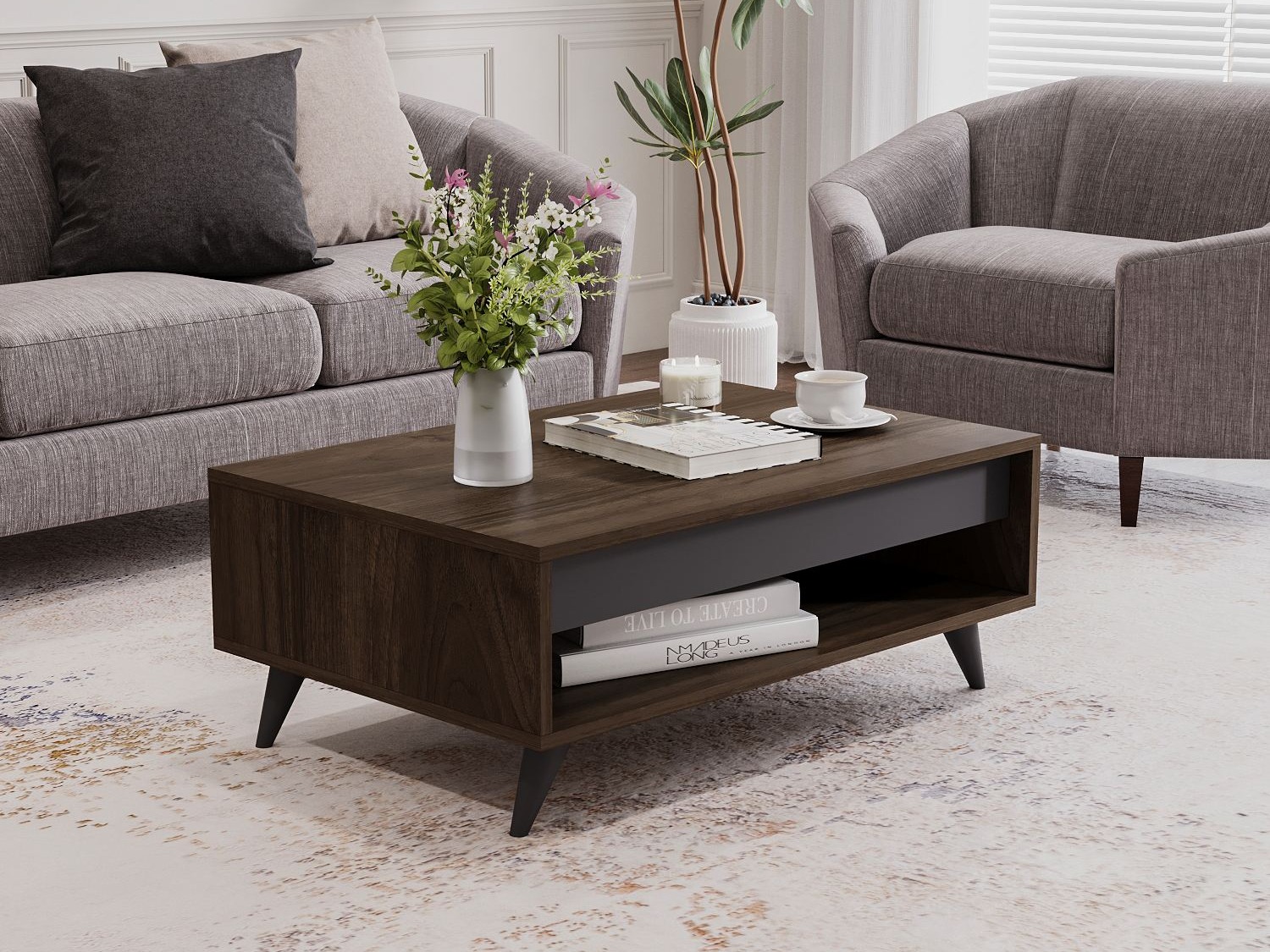 Mesa de centro Kailua 2561 (Nogal)