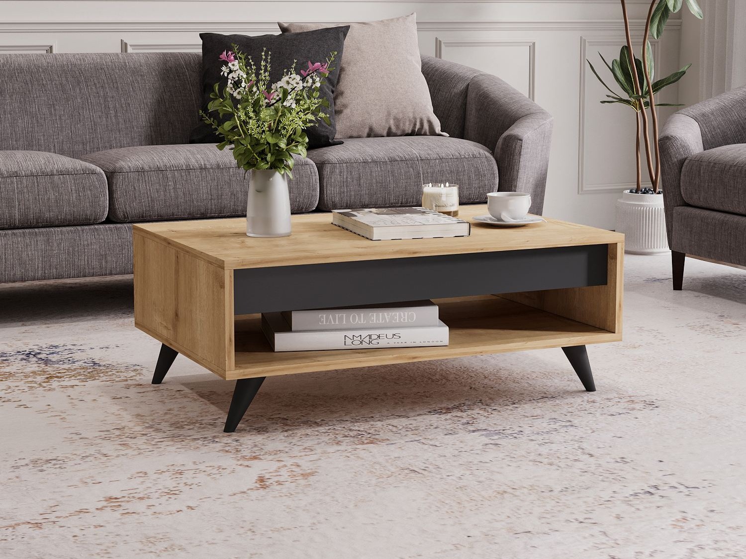 Mesa de centro Kailua 2561 (Roble)