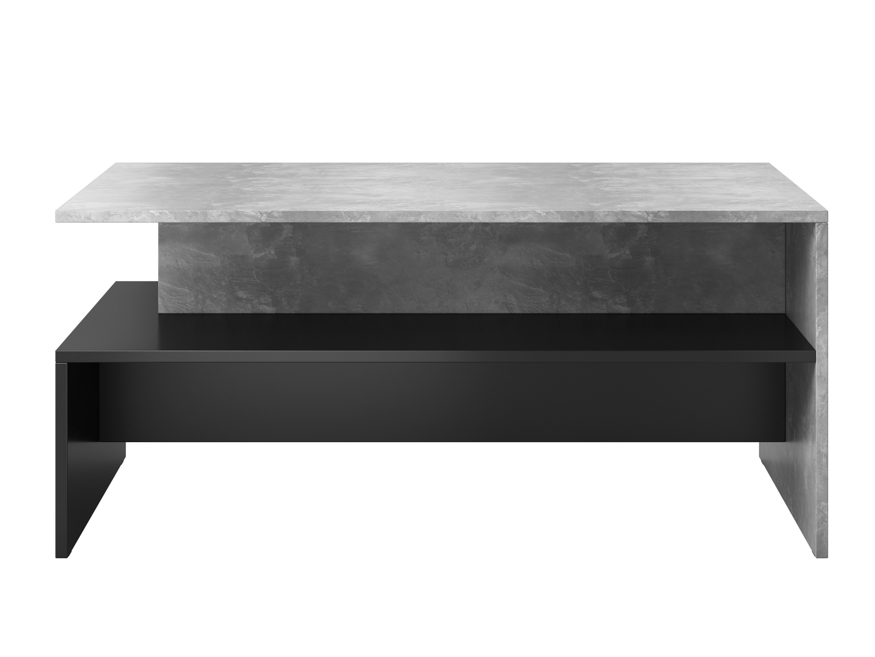 Mesa de centro Serodeu 103 (Hormigón + Negro)