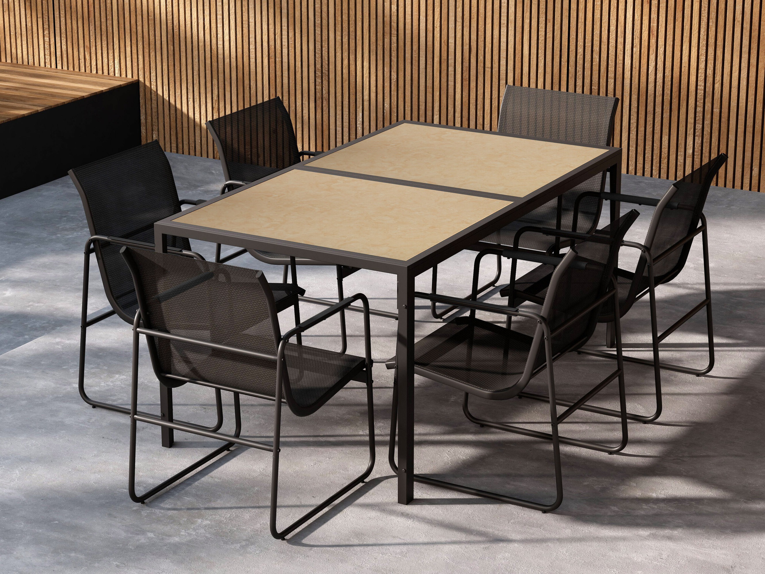 Conjunto de mesa y sillas Dallas 4857