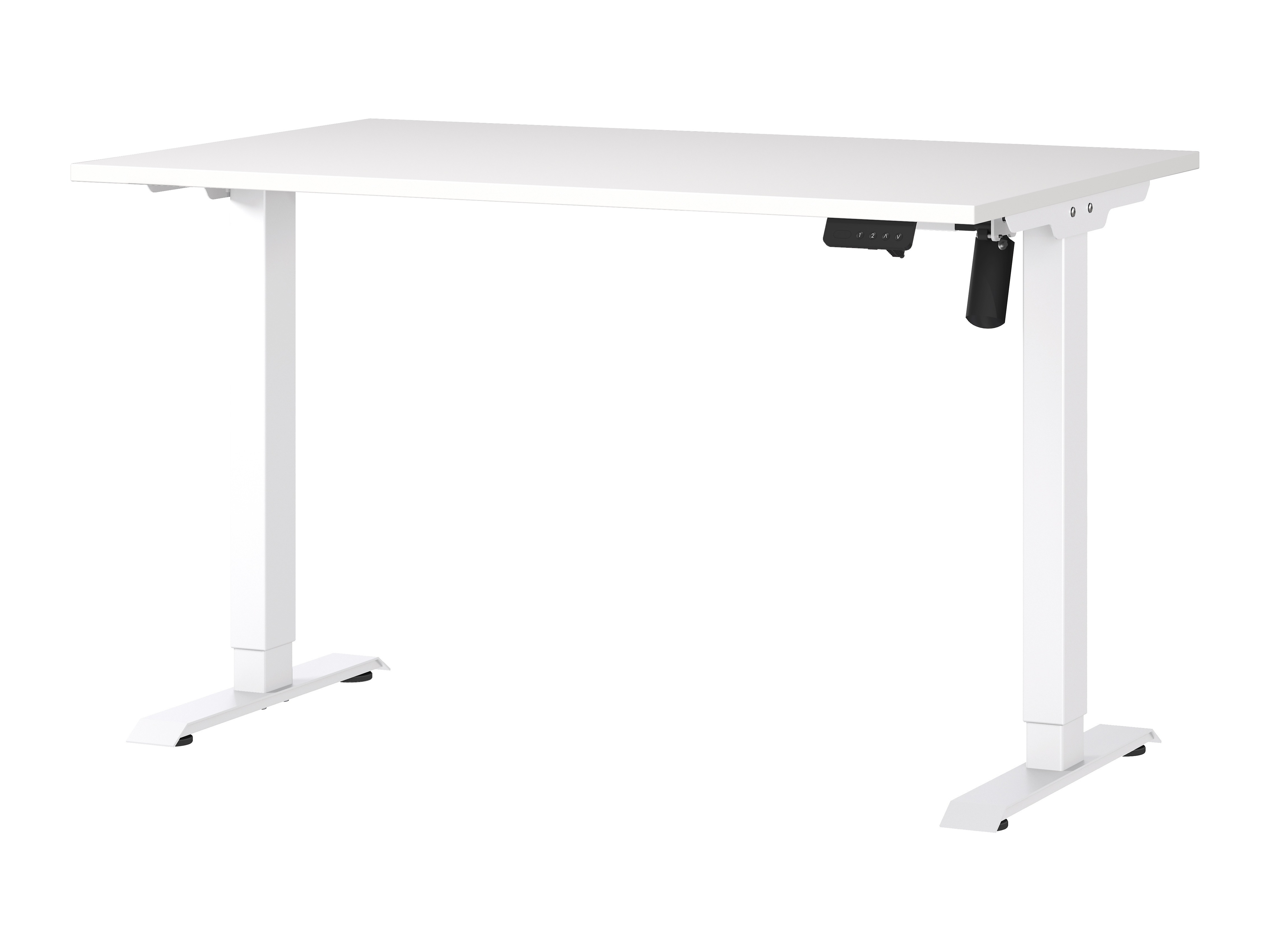 Escritorio de altura regulable Lartesi 115 (Blanco)