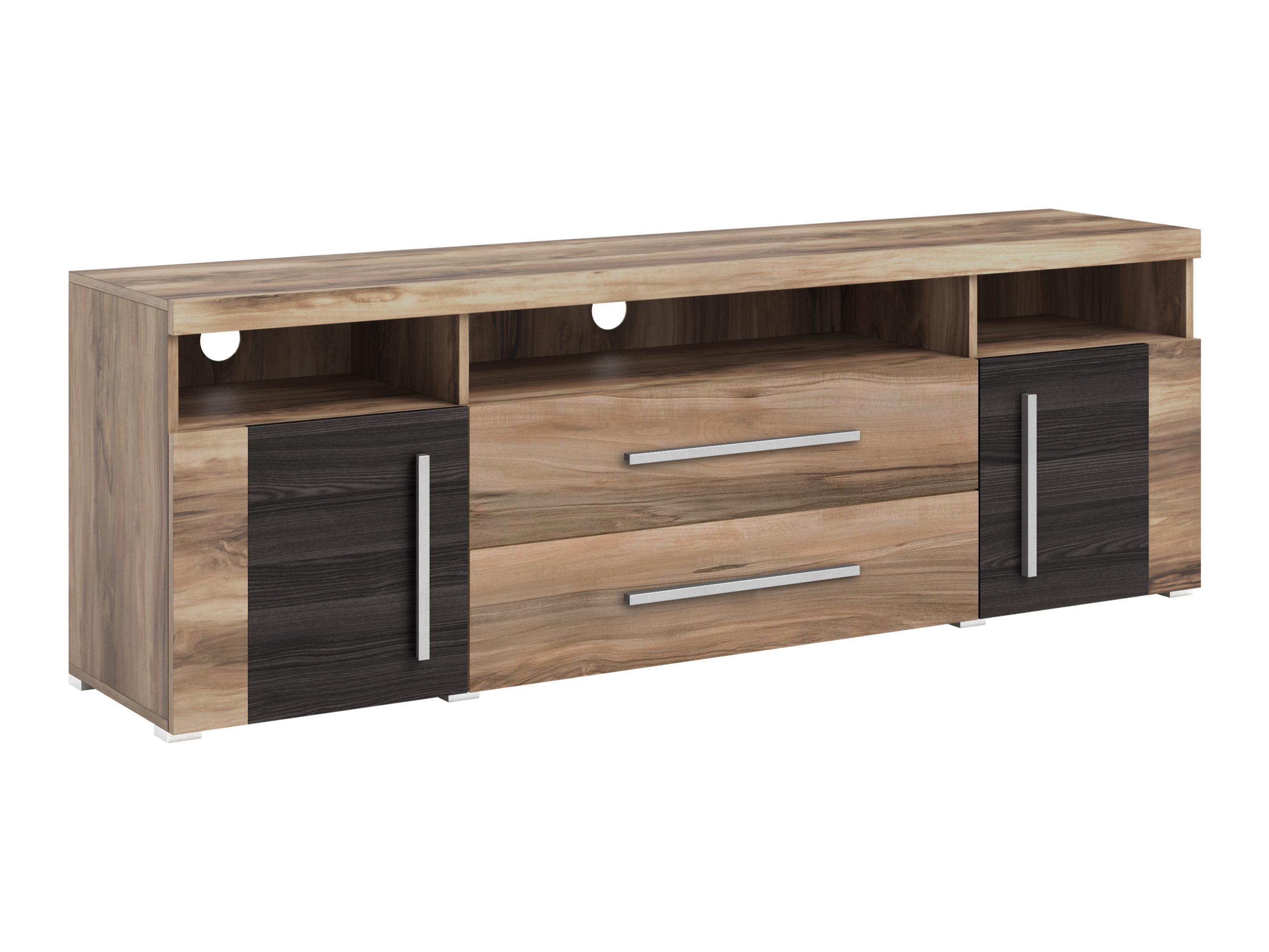 Mueble TV Sorciro 106 (Nuez + Roble oscuro)