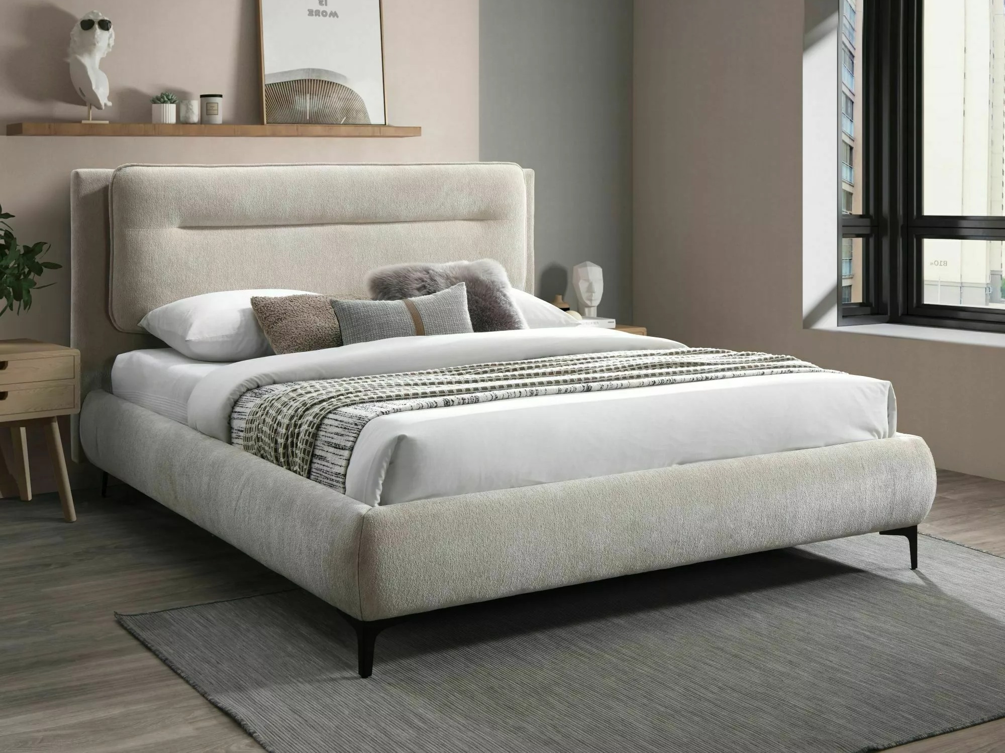 Cama Detroit 786 (Beige claro)