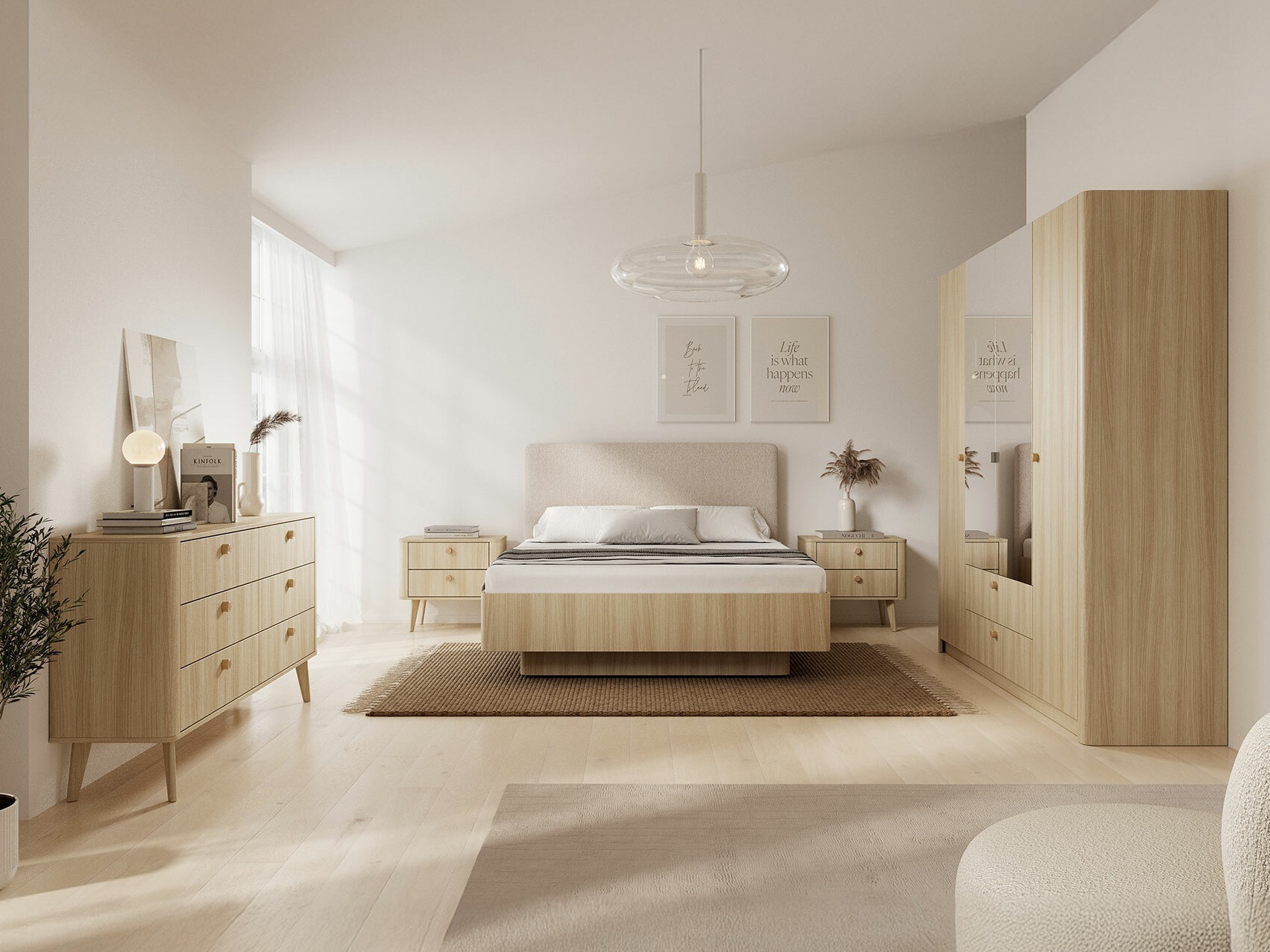 Conjunto de dormitorio Odesonu 106