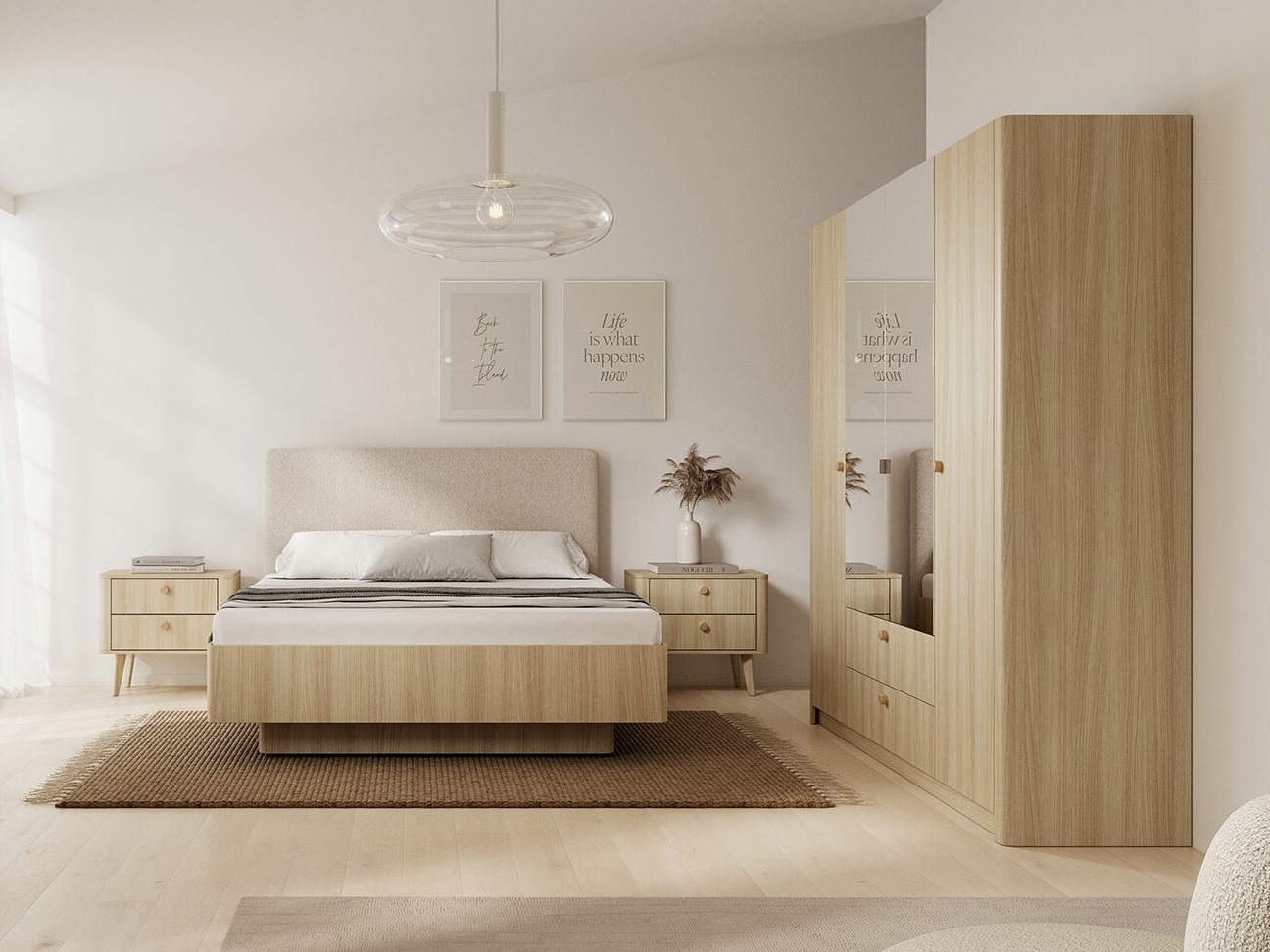 Conjunto de dormitorio Odesonu 106