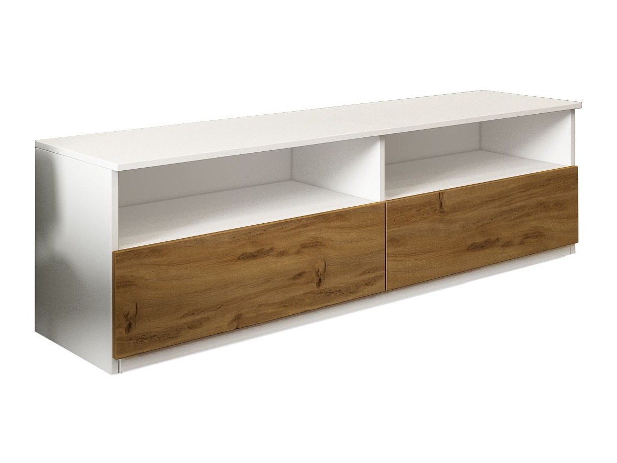 Mueble TV Kailua 2577 (Blanco + Luminoso madera)