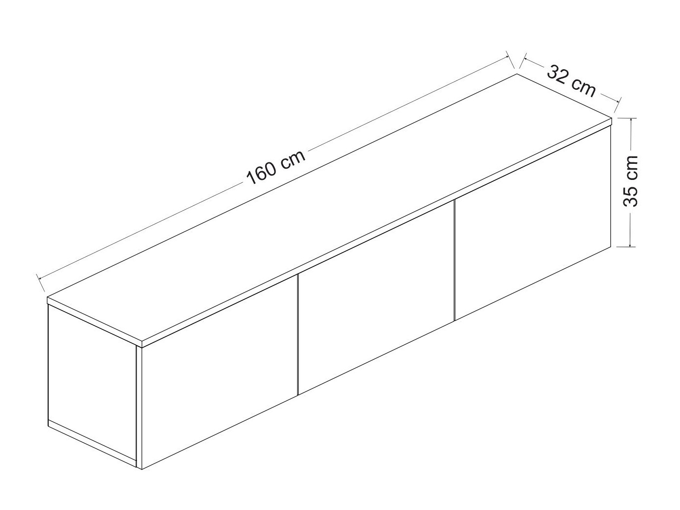 Mueble TV Kailua 408 (Nogal)