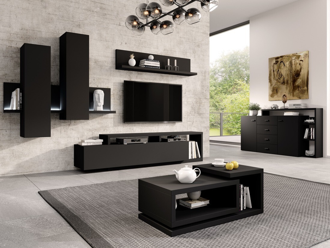 Cómoda Lutiva 106 (Negro mate)