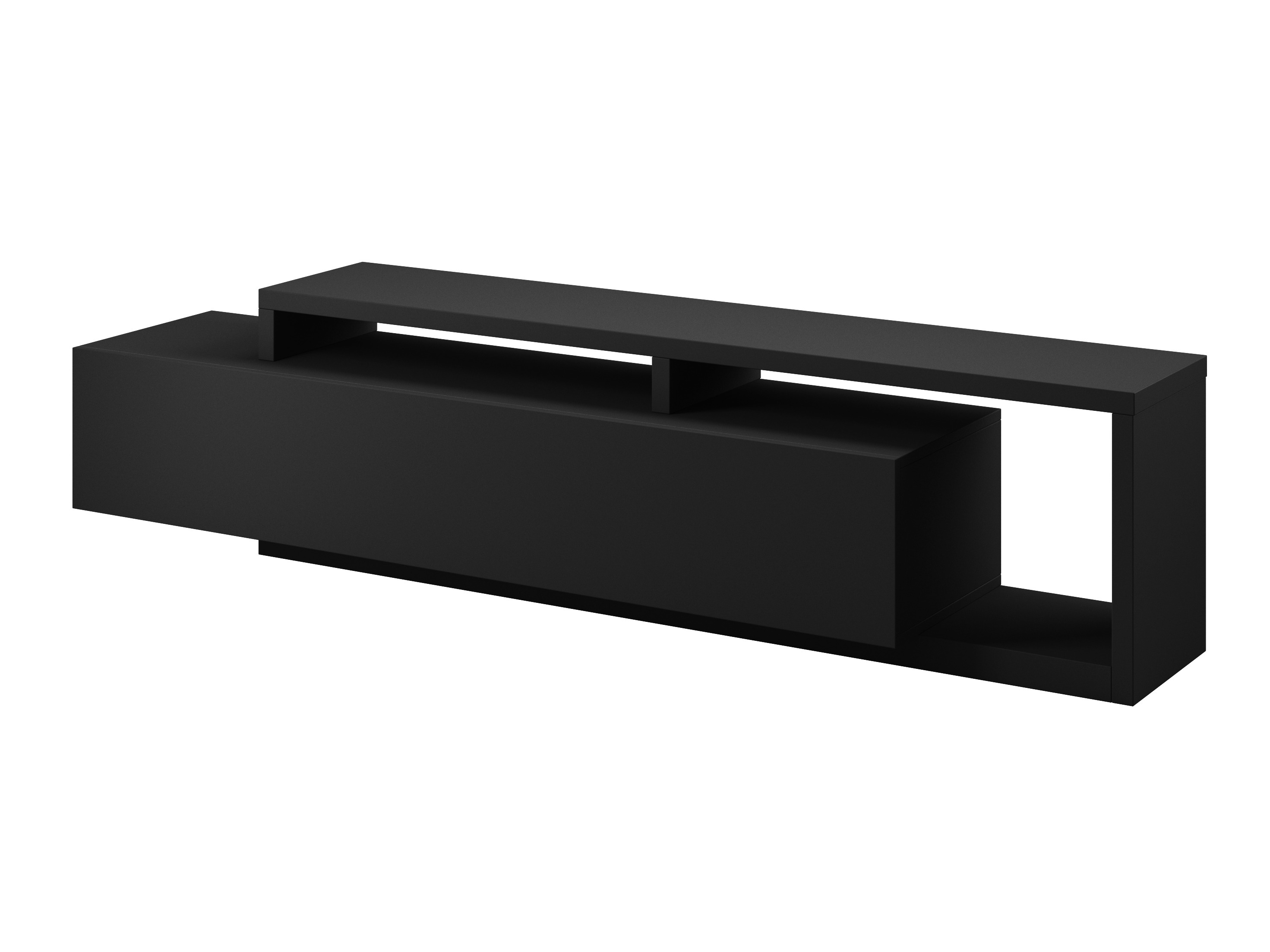 Mueble TV Lutiva 103 (Negro mate)