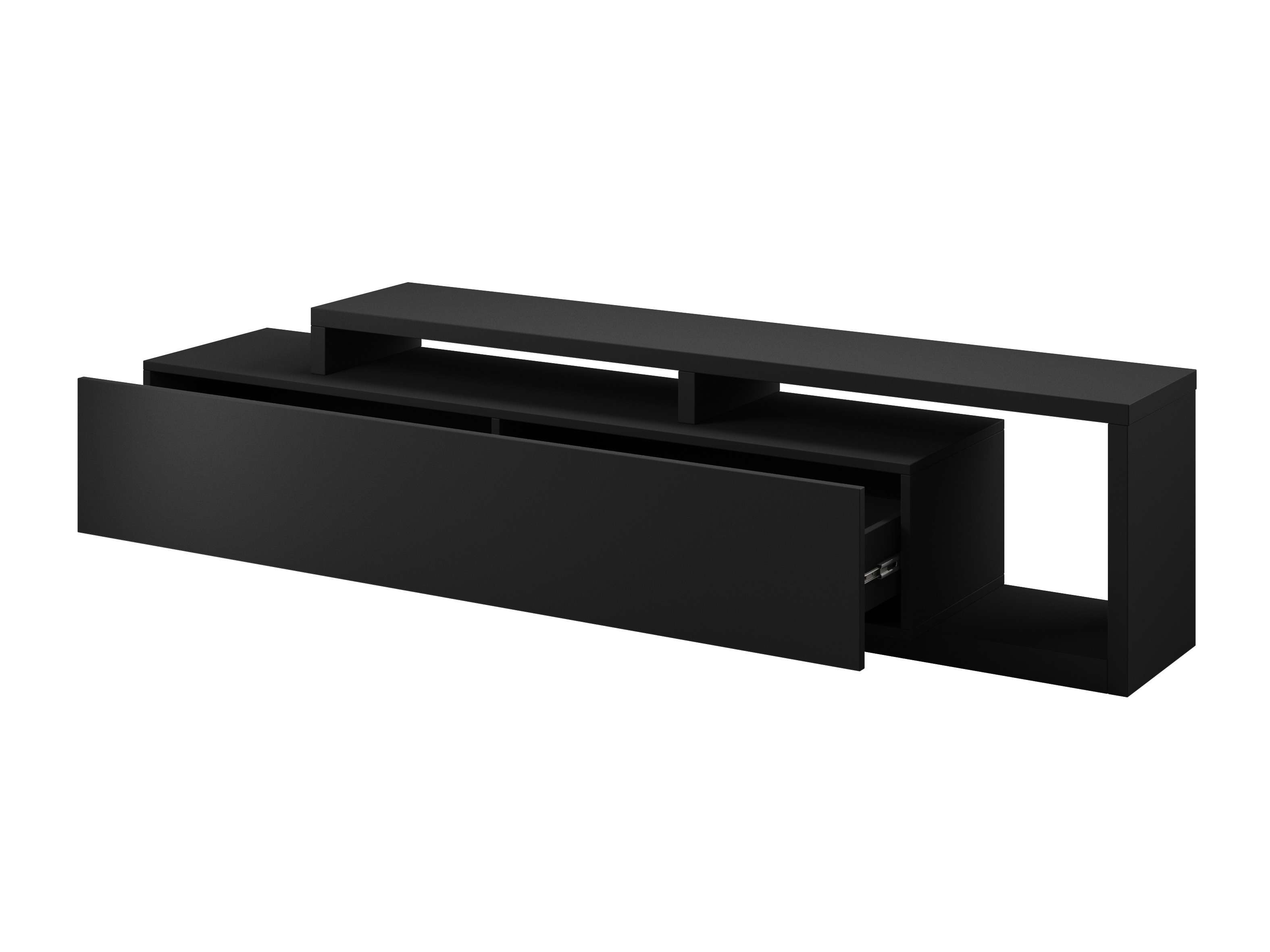 Mueble TV Lutiva 103 (Negro mate)