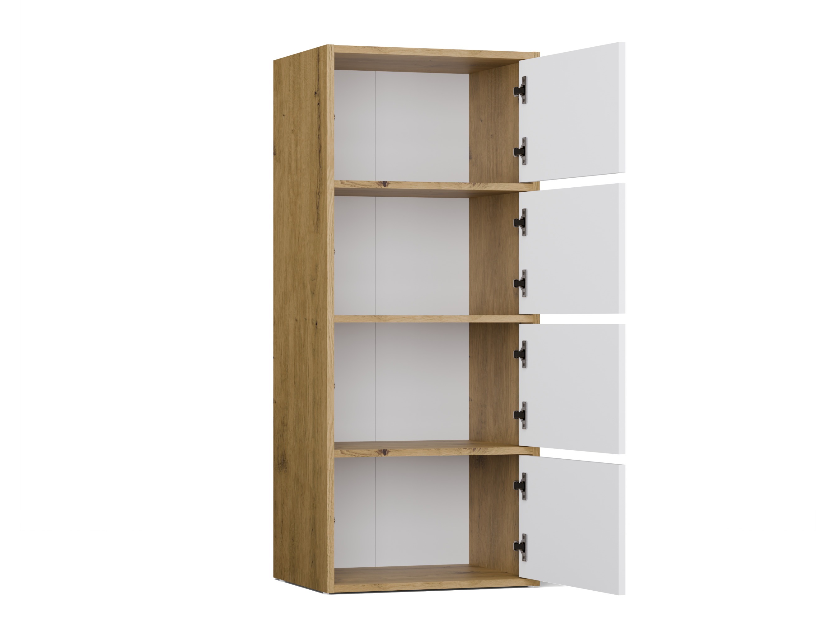 Aparador Mandeville 298 (Blanco + Roble Artisan)