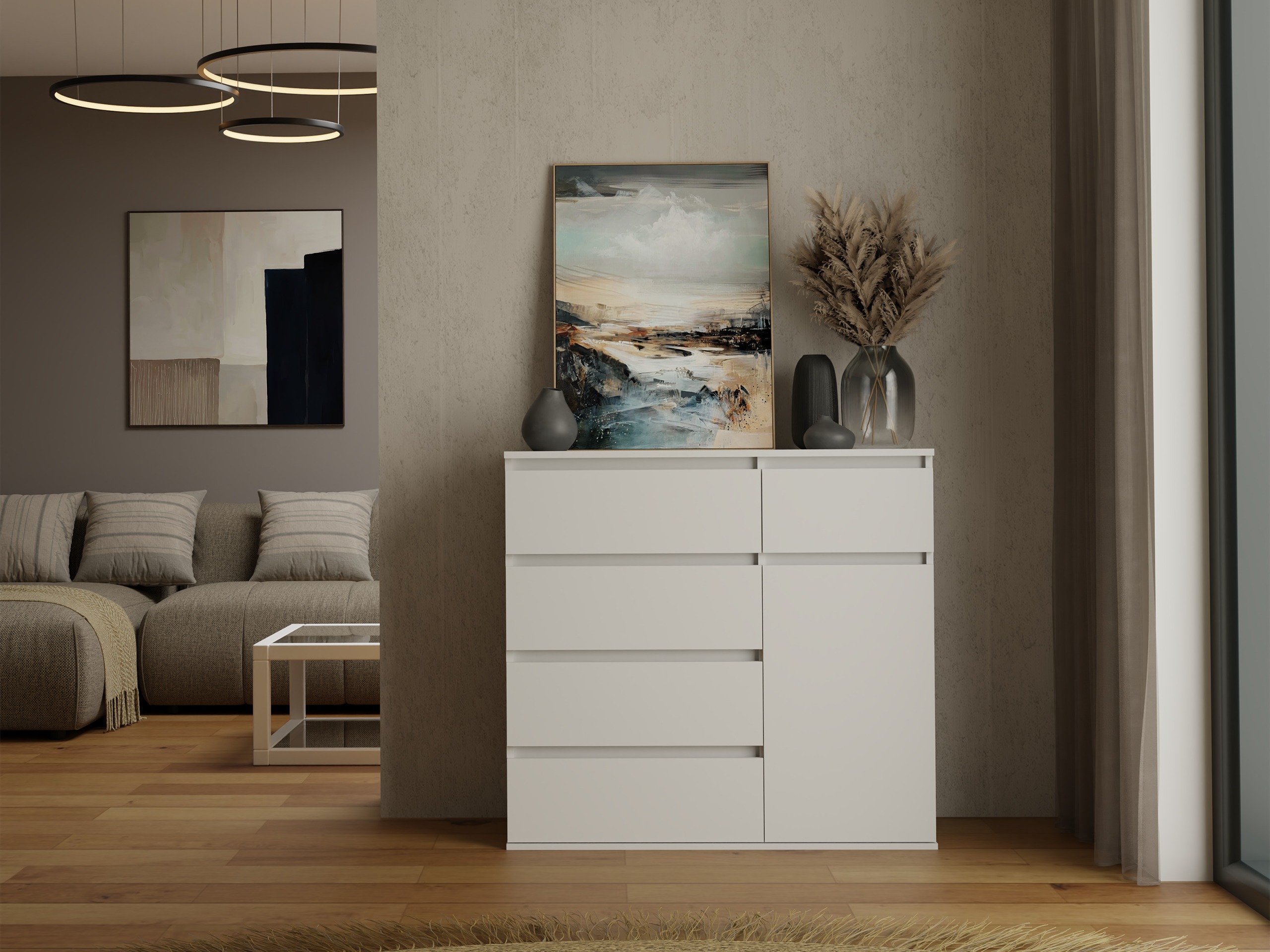 Cómoda Elbvelu 136 (Blanco)