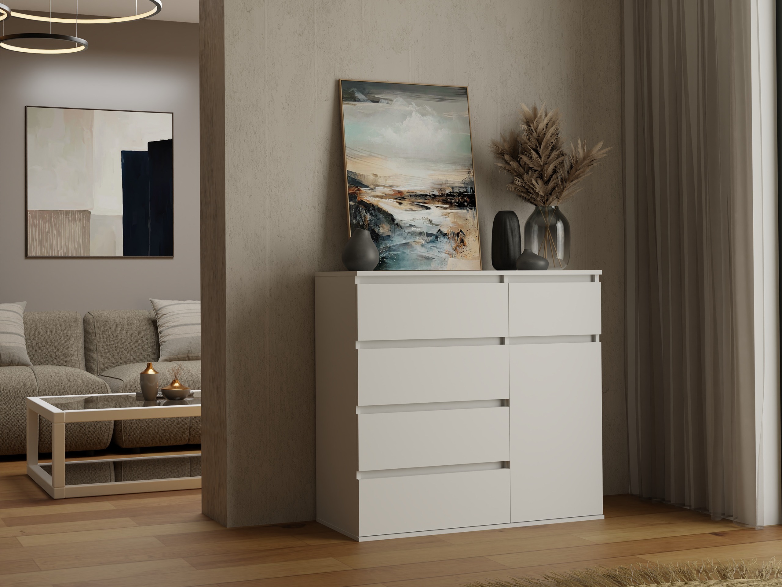 Cómoda Elbvelu 136 (Blanco)