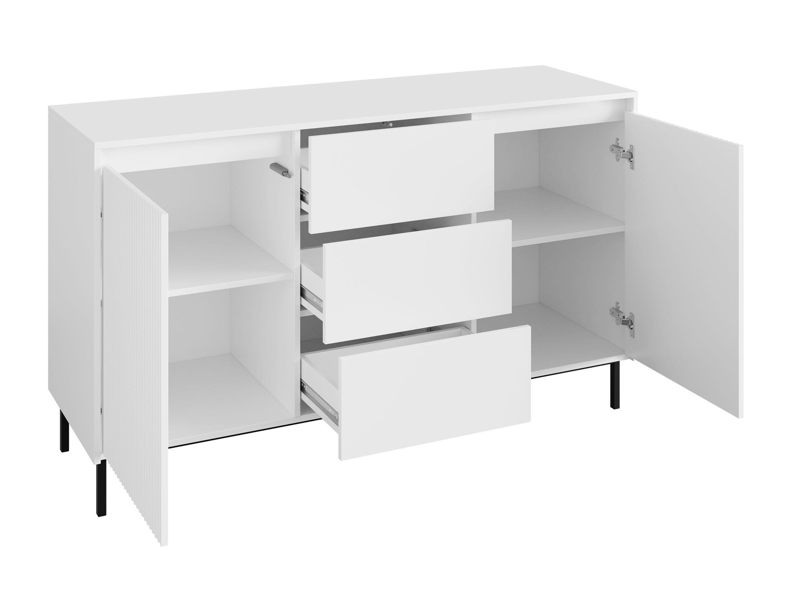 Conjunto de salón Comfivo Delruva III (Negro)