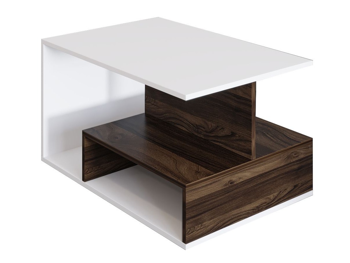 Mesa de centro Kailua 1810 (Blanco + Nogal)