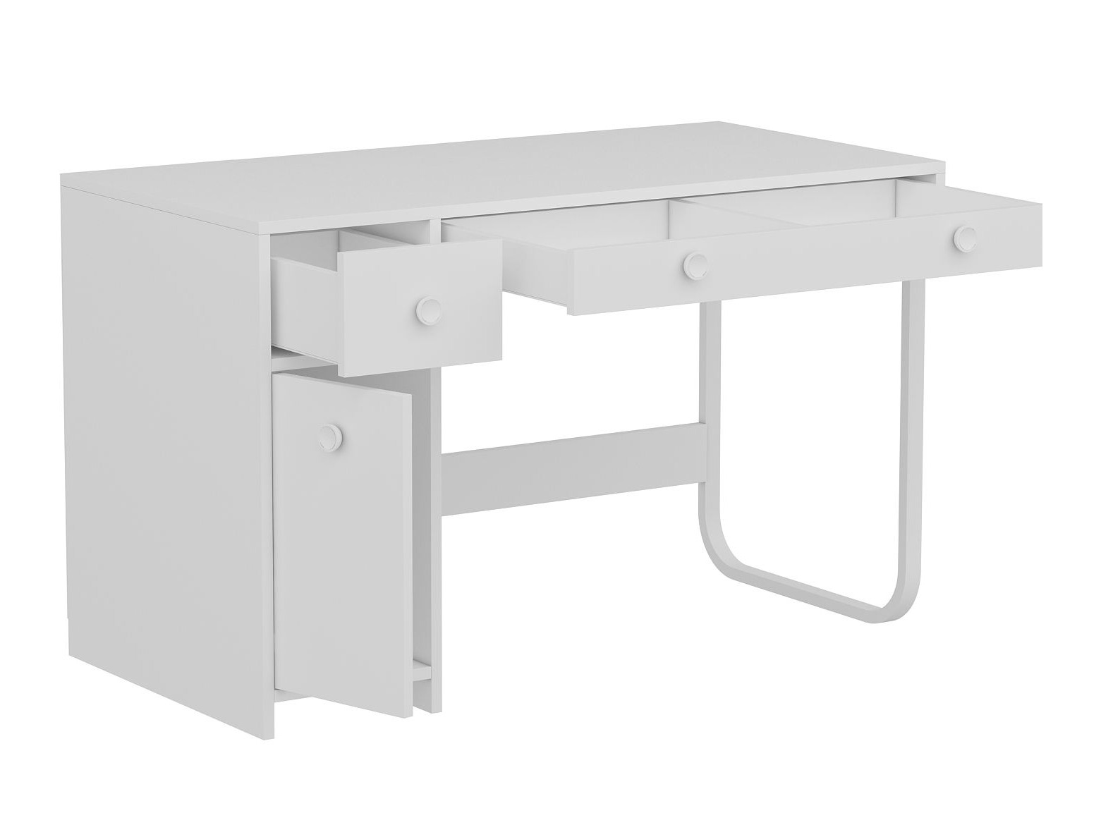 Mesa de oficina Kailua 2583 (Blanco)