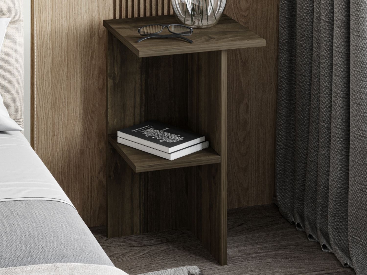 Mesilla de noche Kailua 2580 (Nogal)