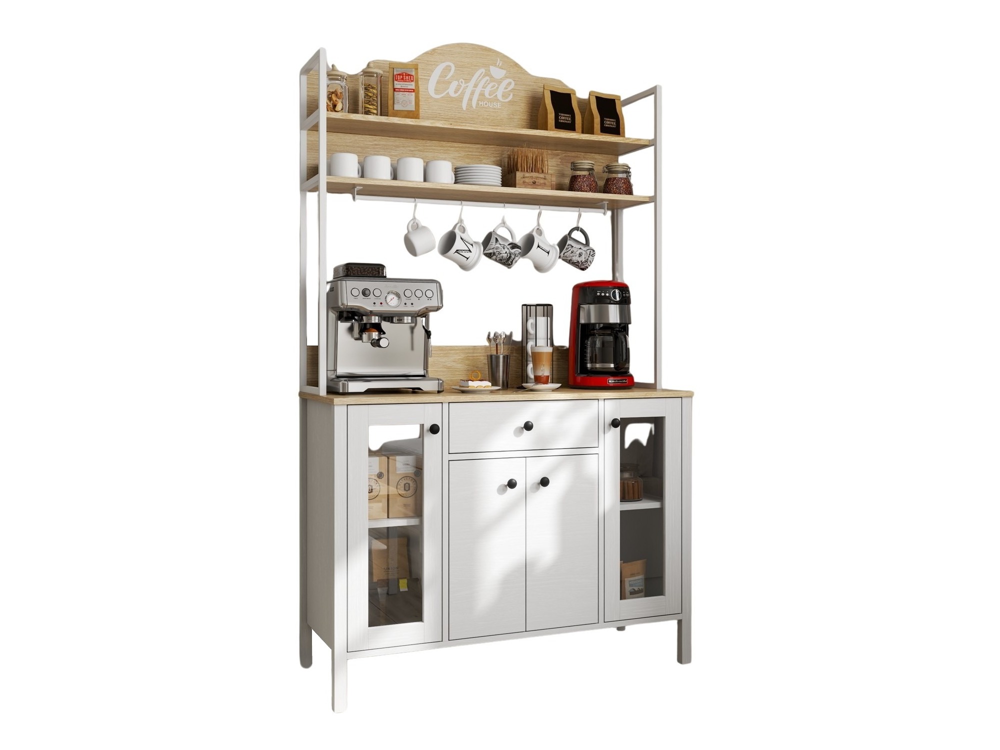 Mueble multifuncional Ophfela 148 (Blanco)