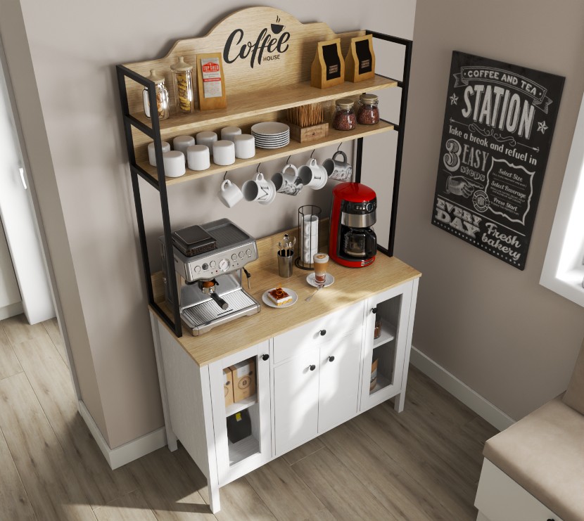 Mueble multifuncional Ophfela 148 (Negro)