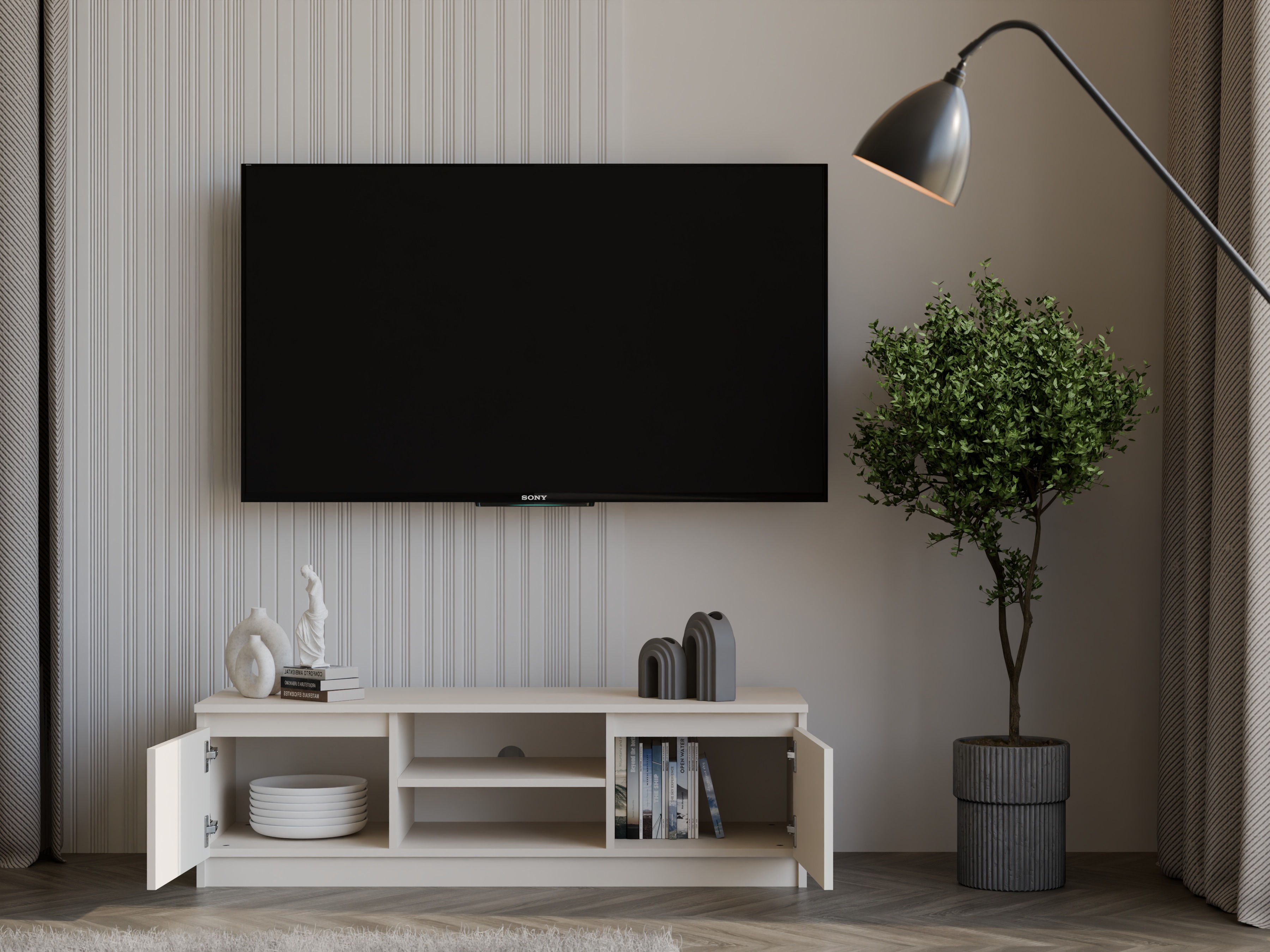 Mueble TV Elbvelu 123 (Cachemira)