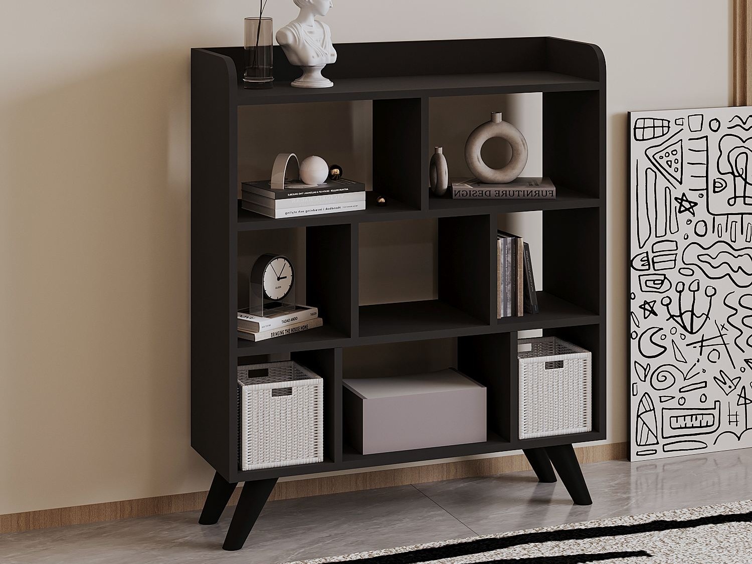 Estantería Kailua 2584 (Antracita)