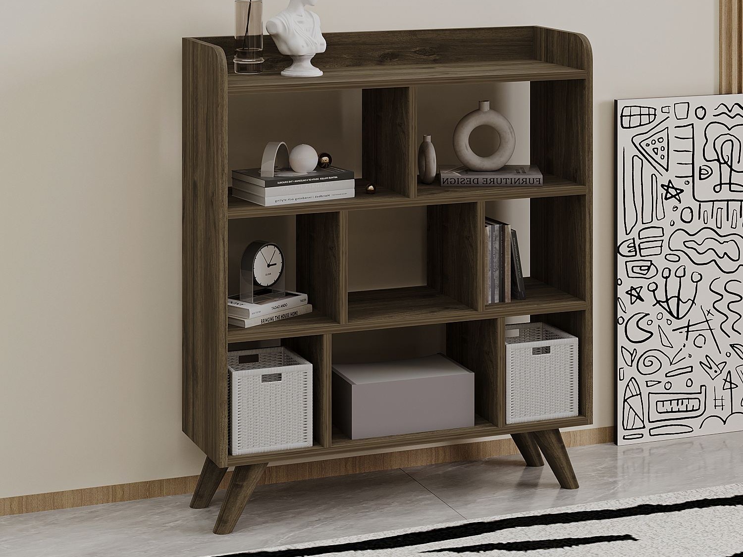 Estantería Kailua 2584 (Nogal)